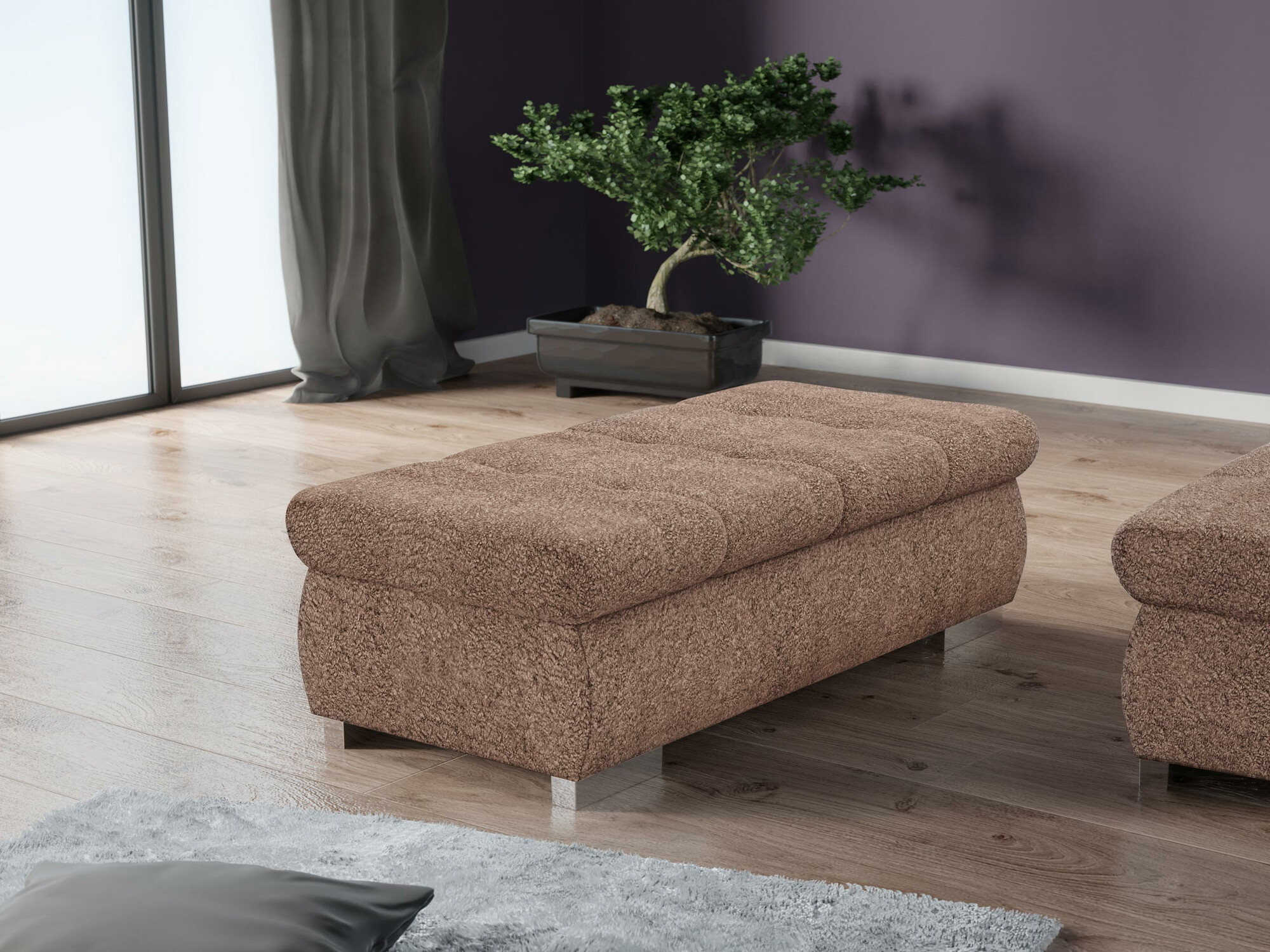 Mīkstais sols Comfivo 123 (Coral 45)