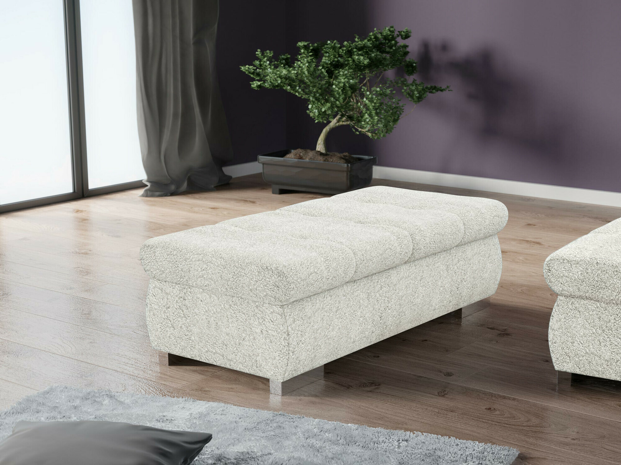 Мягкая скамья Comfivo 123 (Coral 70)