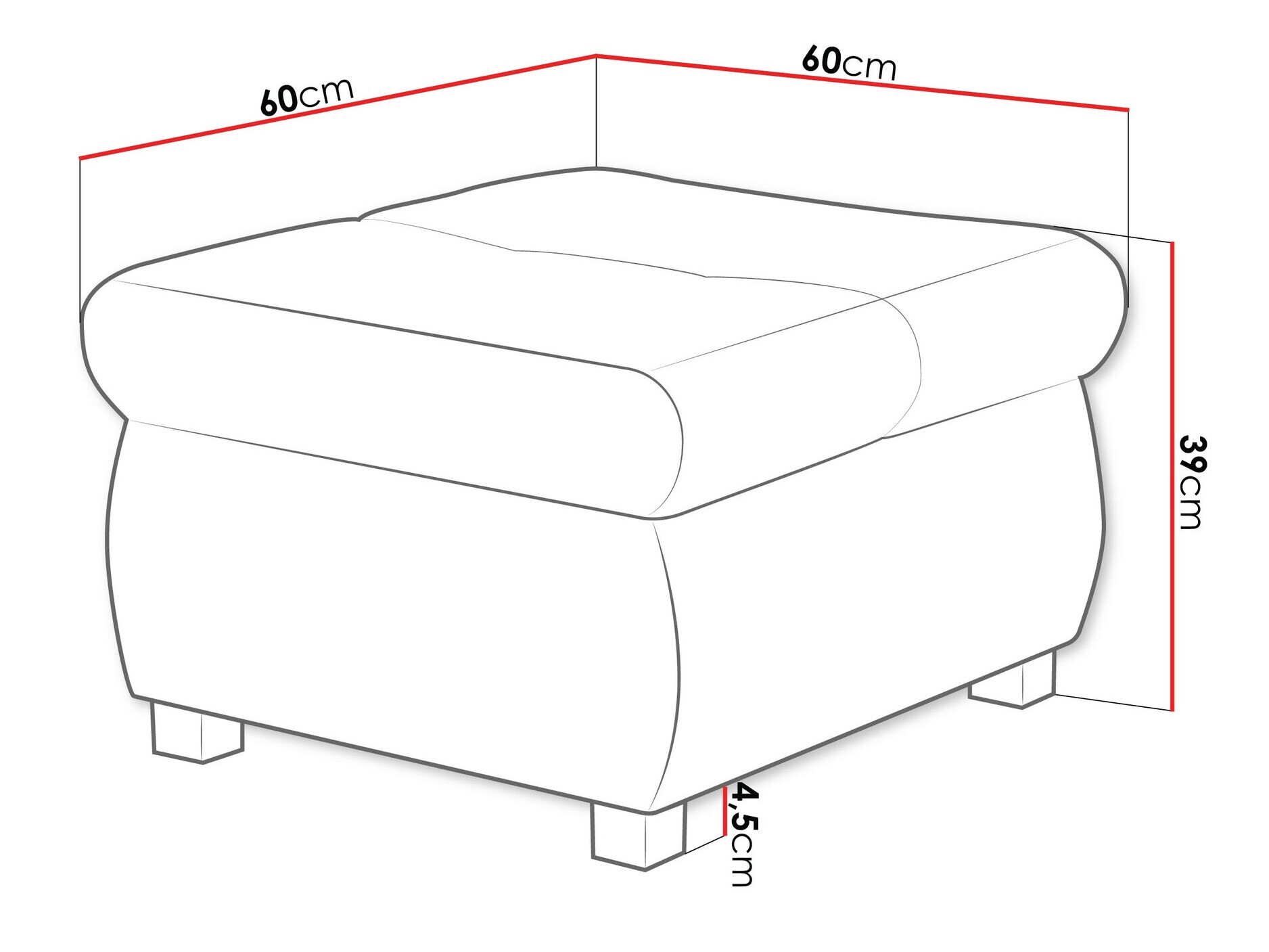 Пуф Comfivo 122 (Coral 50)