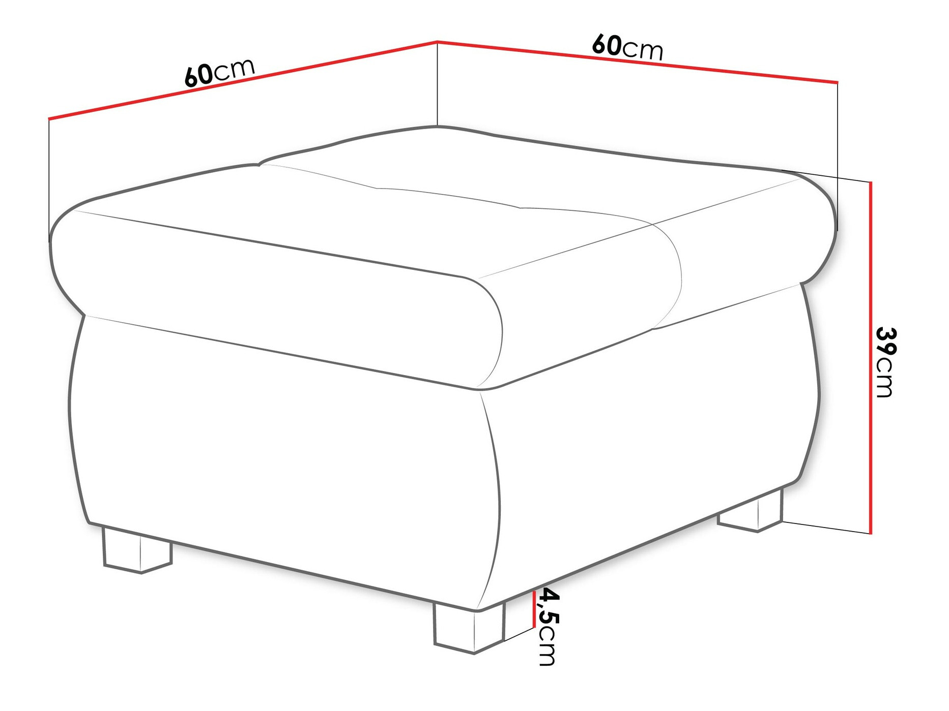 Пуф Comfivo 122 (Coral 70)