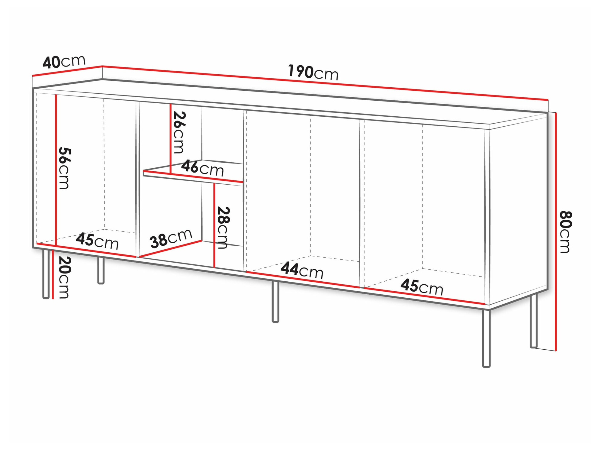 Шкафчик Monevare 101 (Чёрный + Дуб вотан)