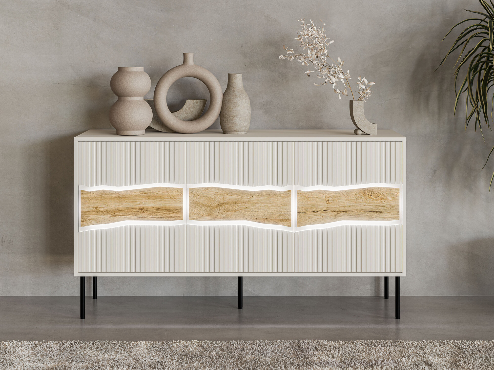 Skapis Monevare 100 (Votan ozols + Kašmirs)