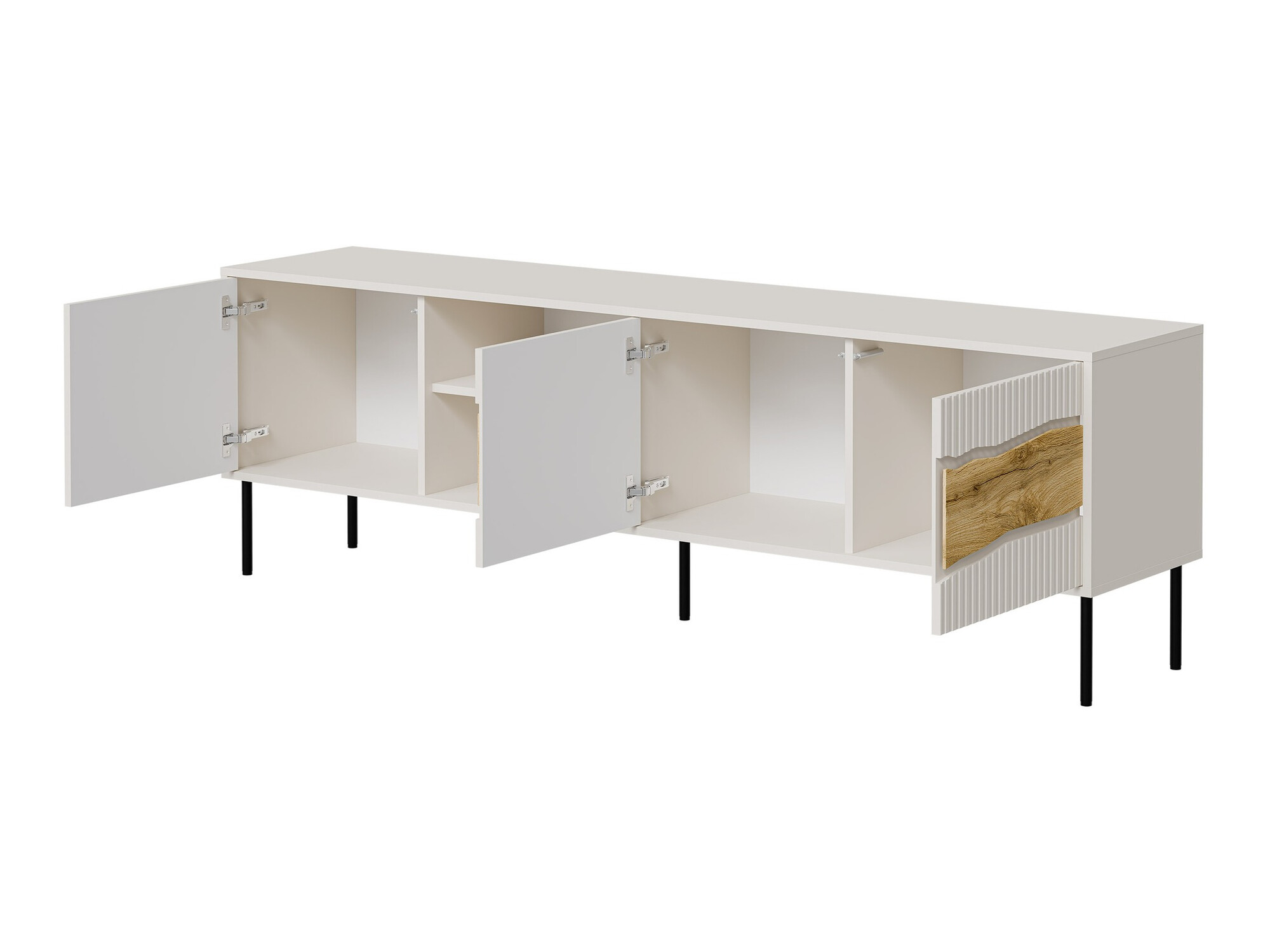 ТВ тумба Monevare 102 (Дуб вотан + Кашемир)