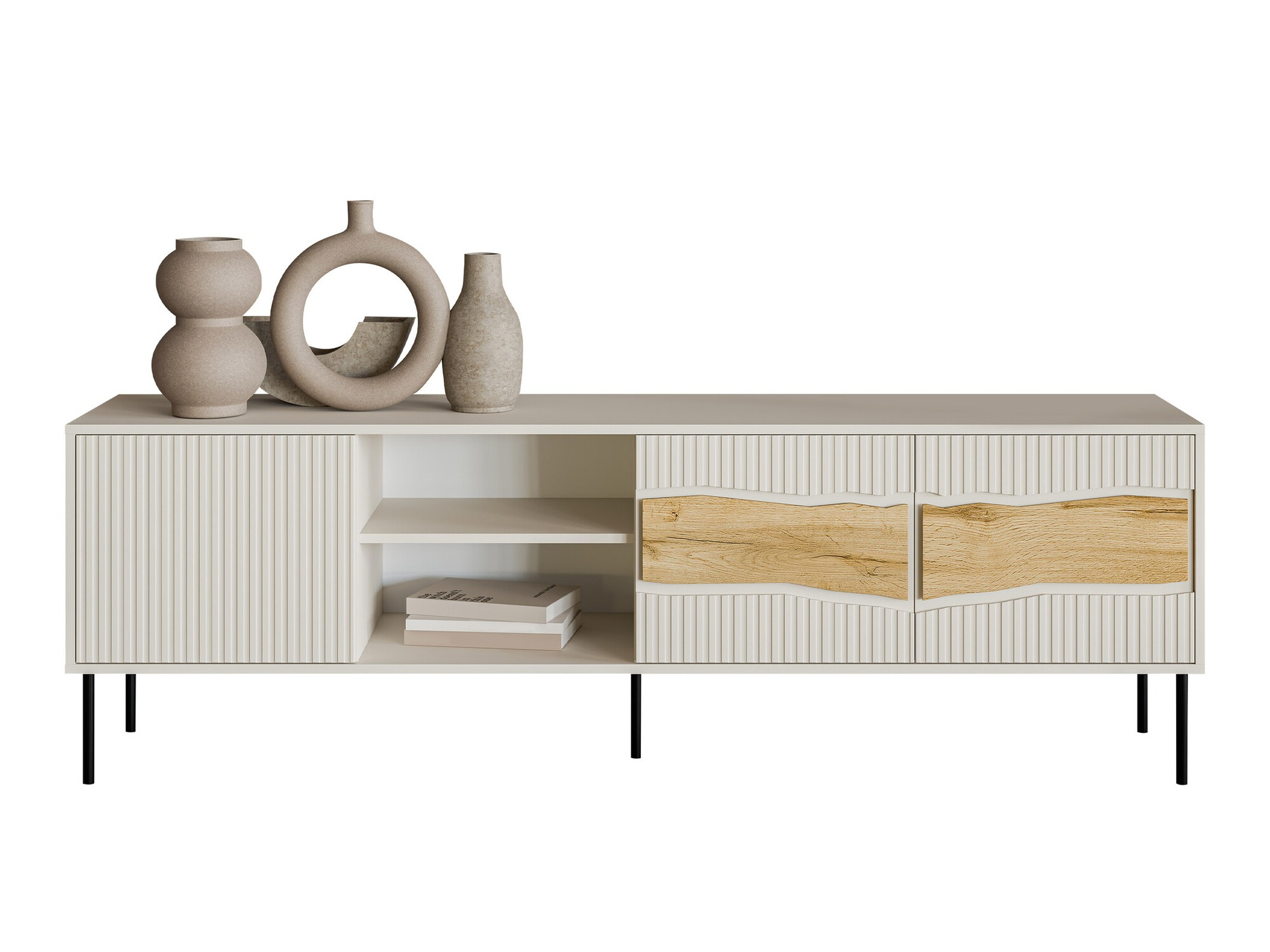 ТВ тумба Monevare 102 (Дуб вотан + Кашемир)