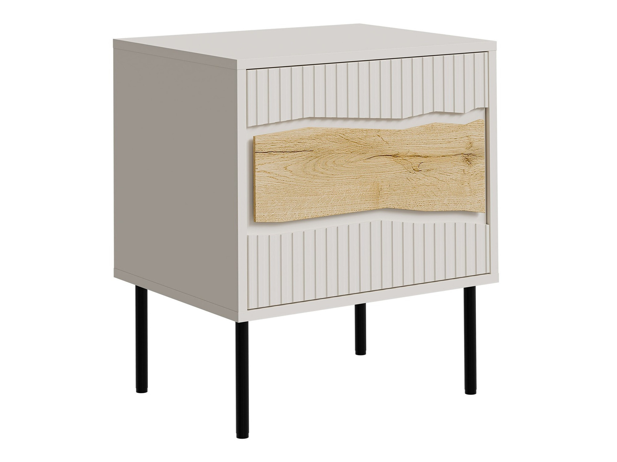 Комплект прикроватных тумбочек Monevare 104 (Дуб вотан + Кашемир)