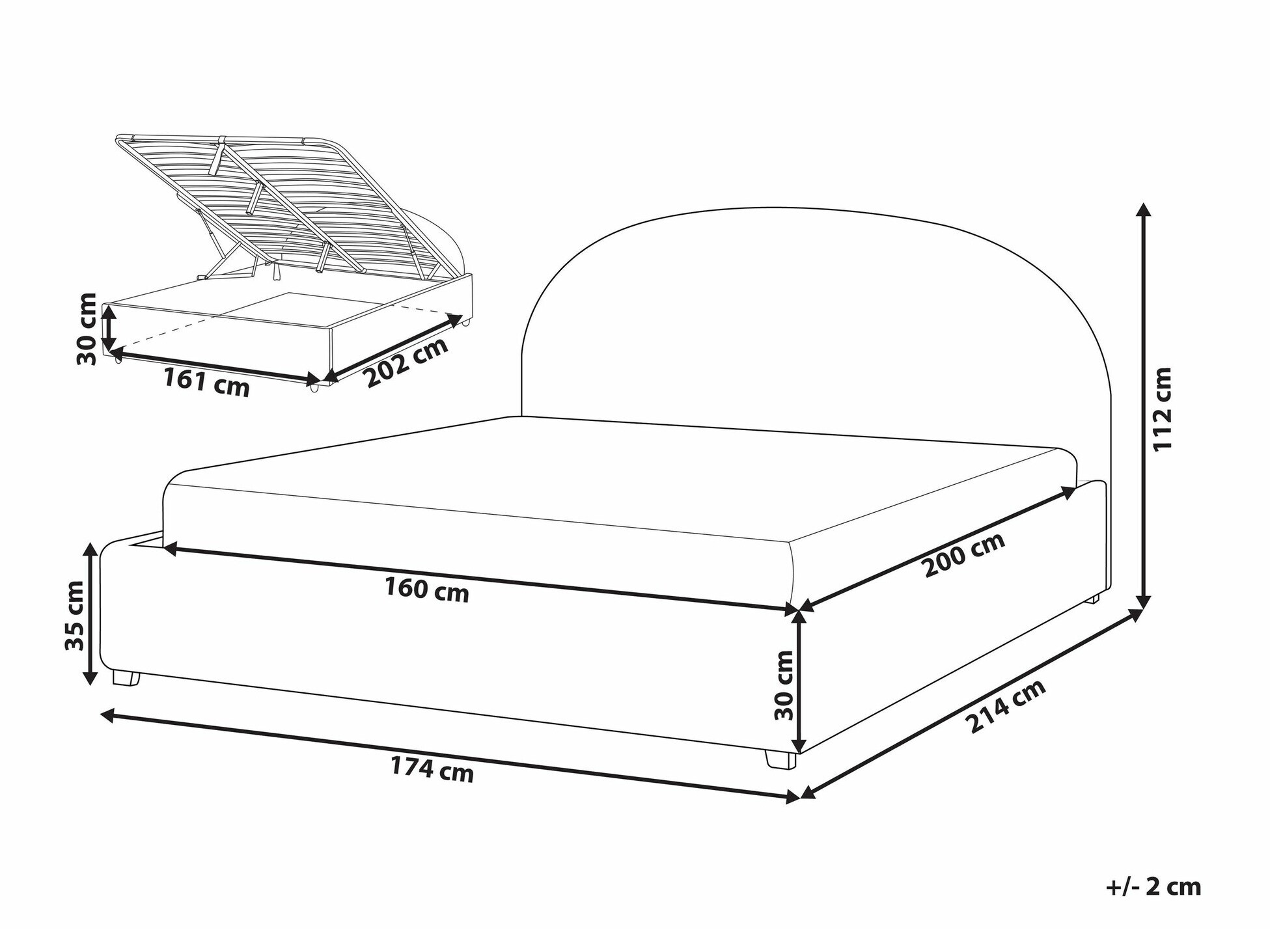 Кровать Berwyn 282 (Голубой)