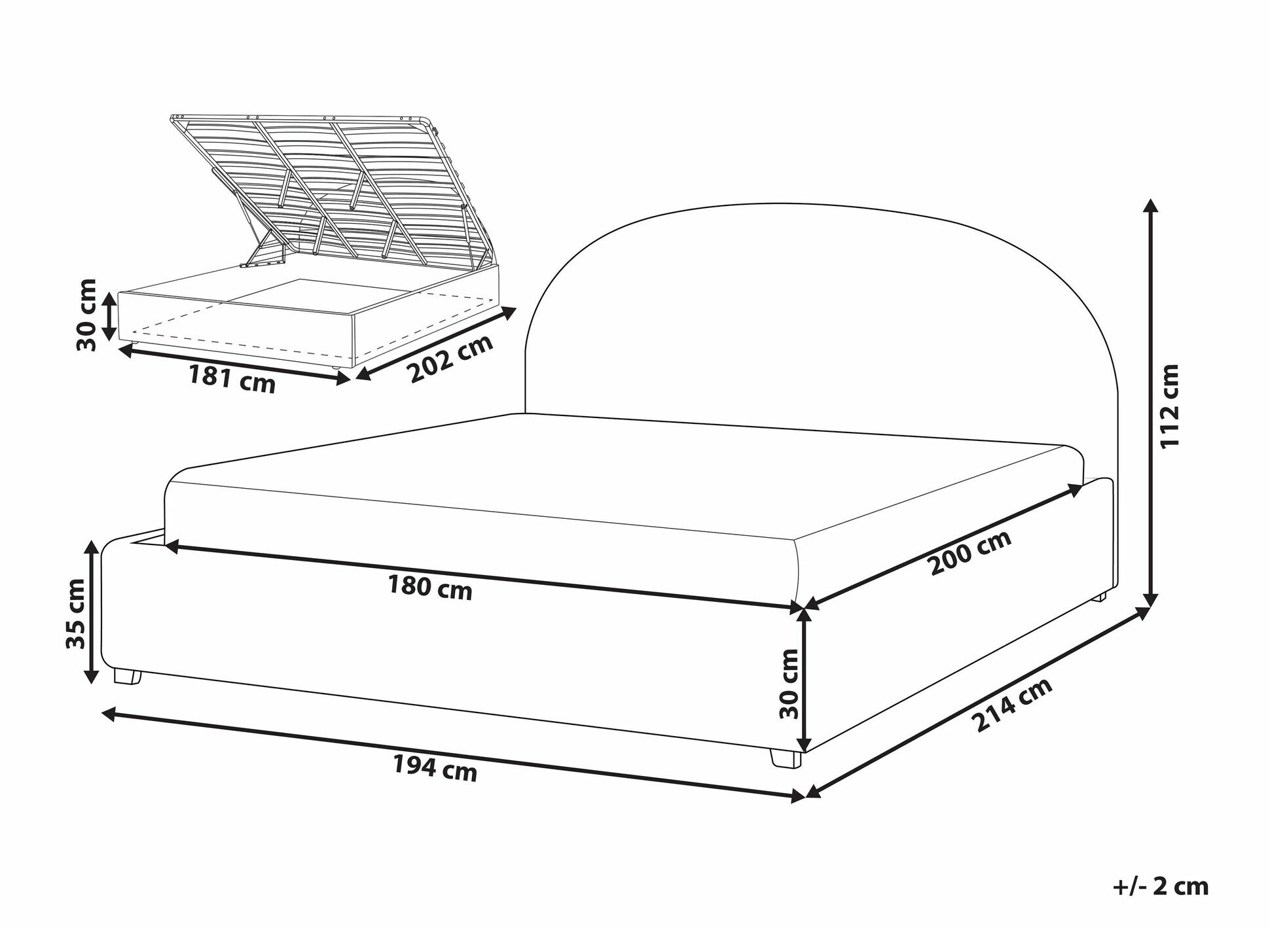 Кровать Berwyn 282 (Голубой)