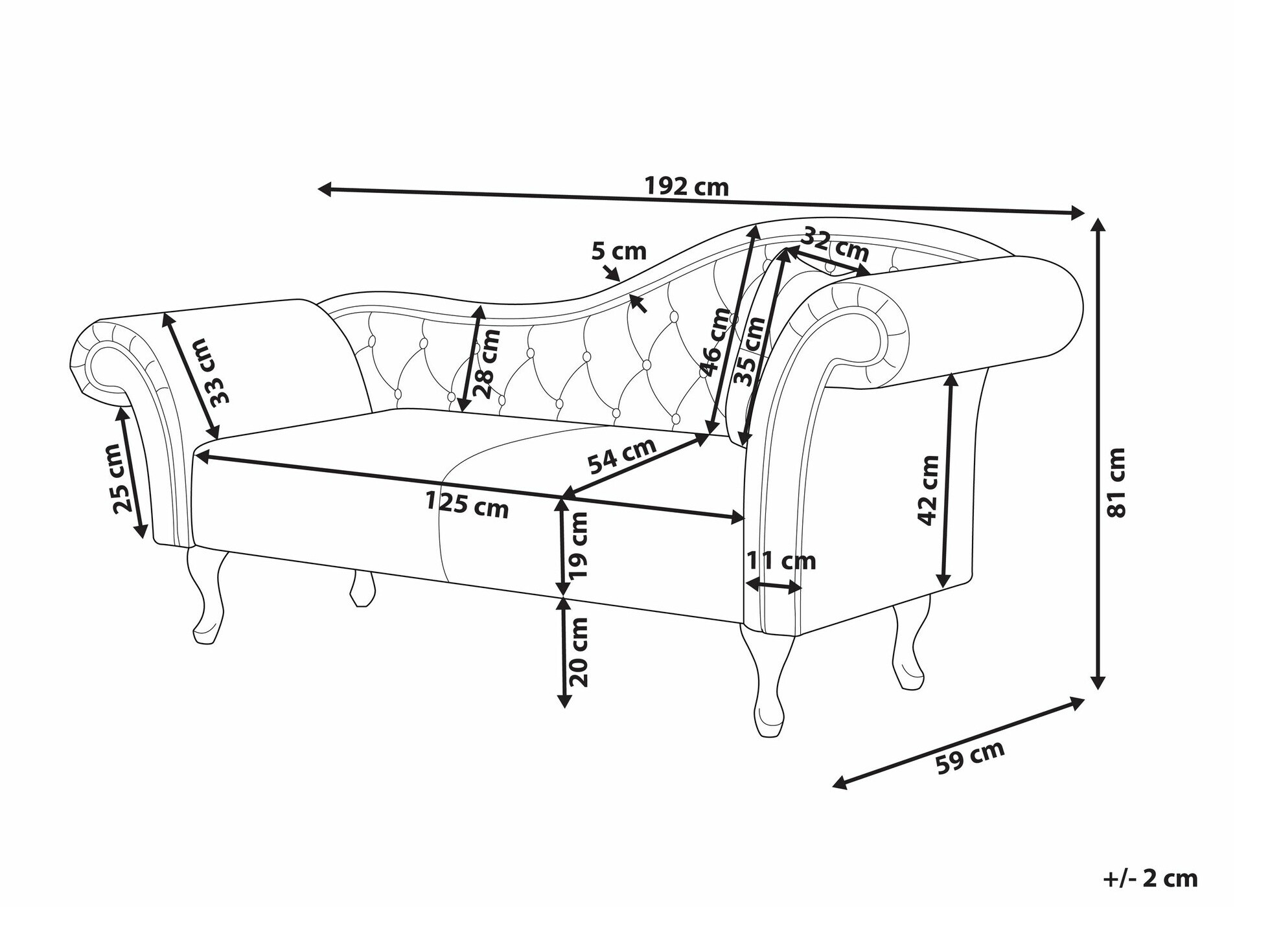 Kušete Berwyn 1694 (Tirkīzs)