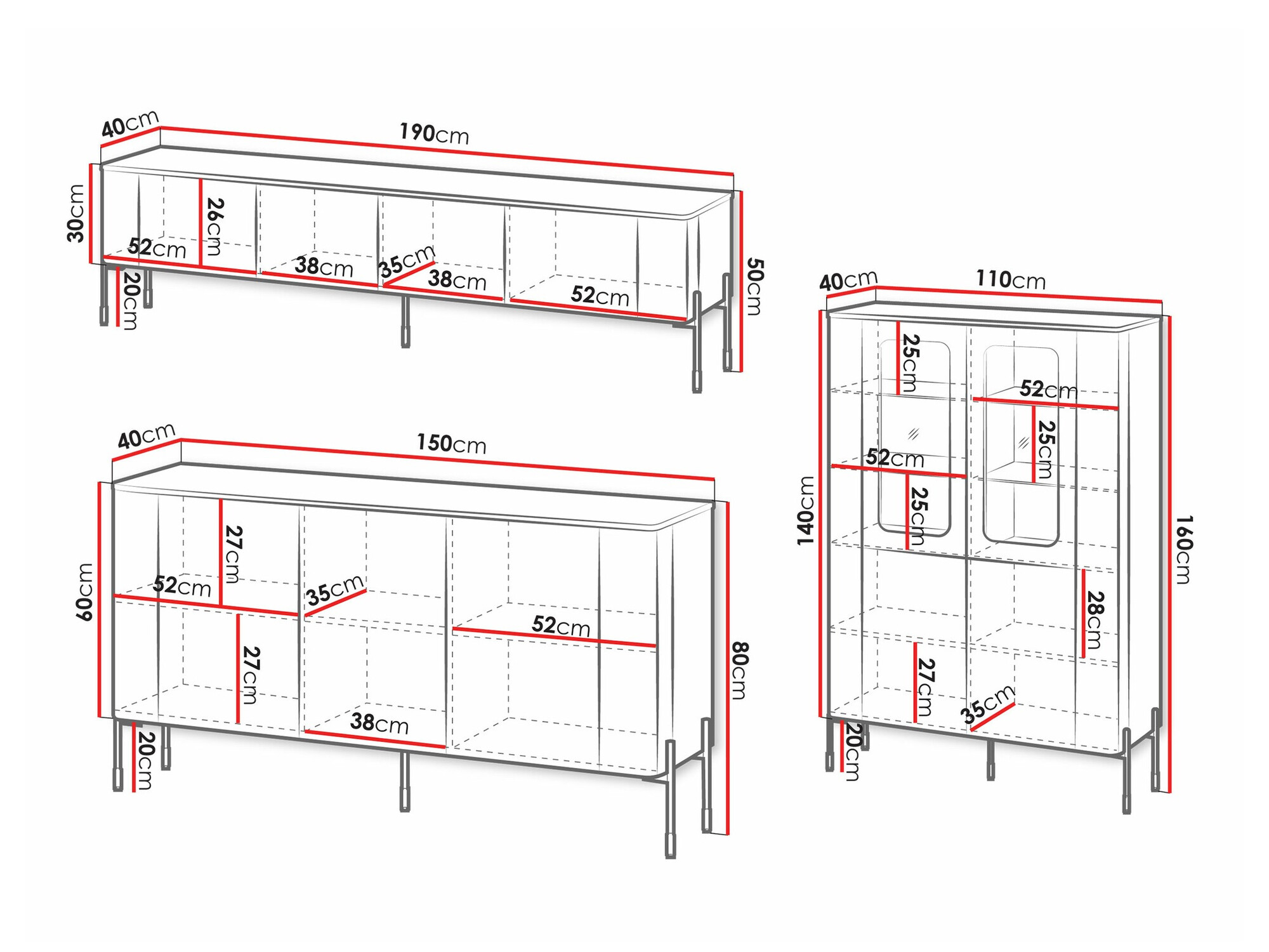 Набор для гостиной Mavnue 104 (Белый)
