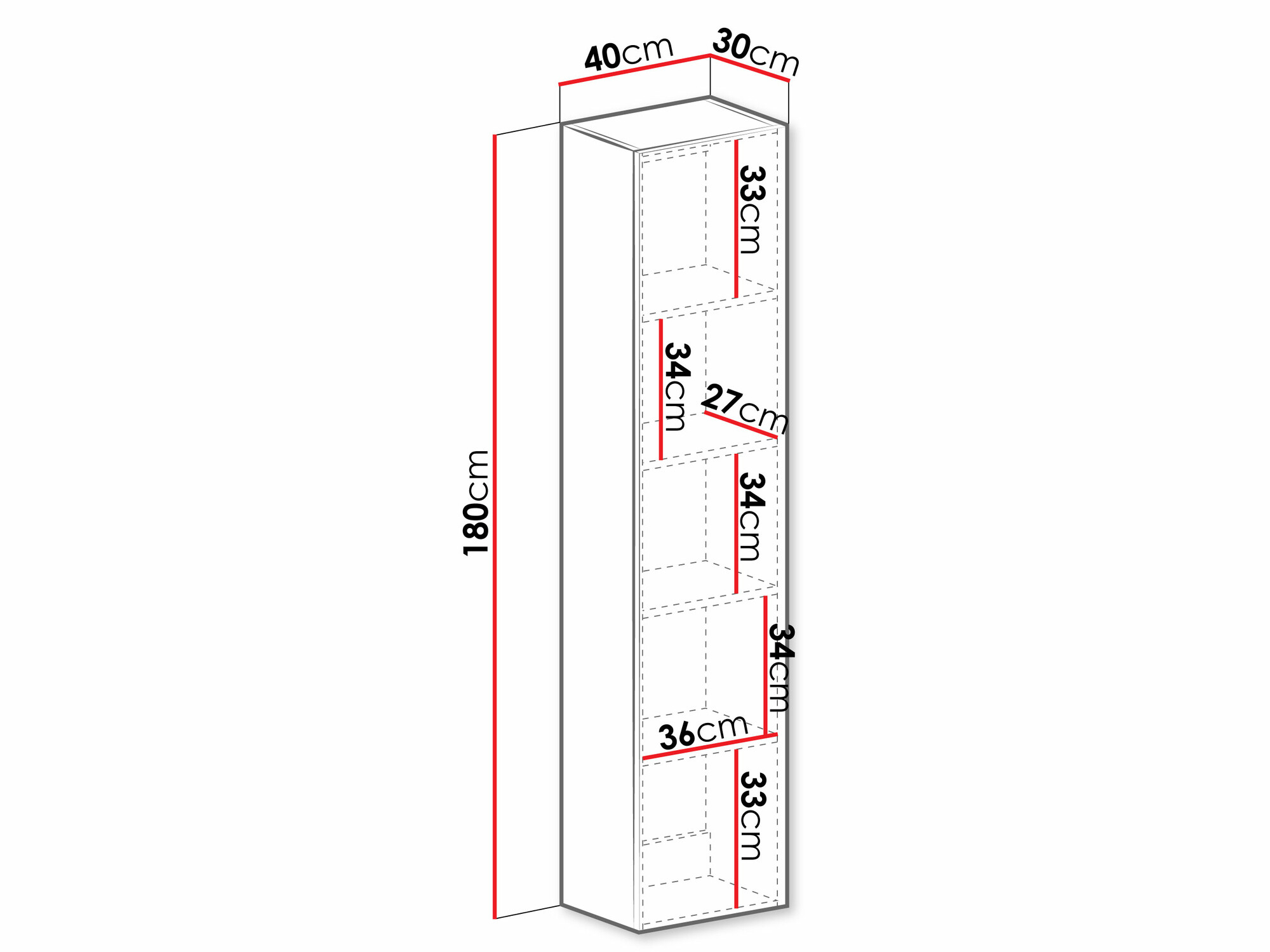 Piekarams plaukts Venenou 128 (Melns + Glancēts melns)