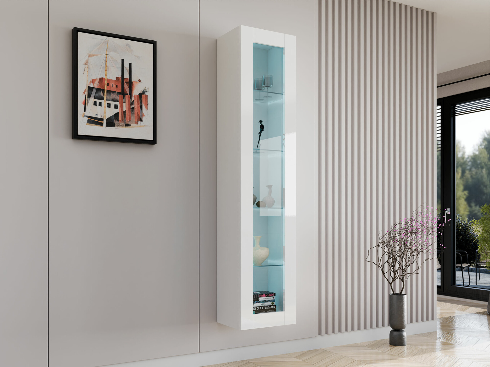 Piekarams plaukts Venenou 129 (Balts + Glancēts balts)