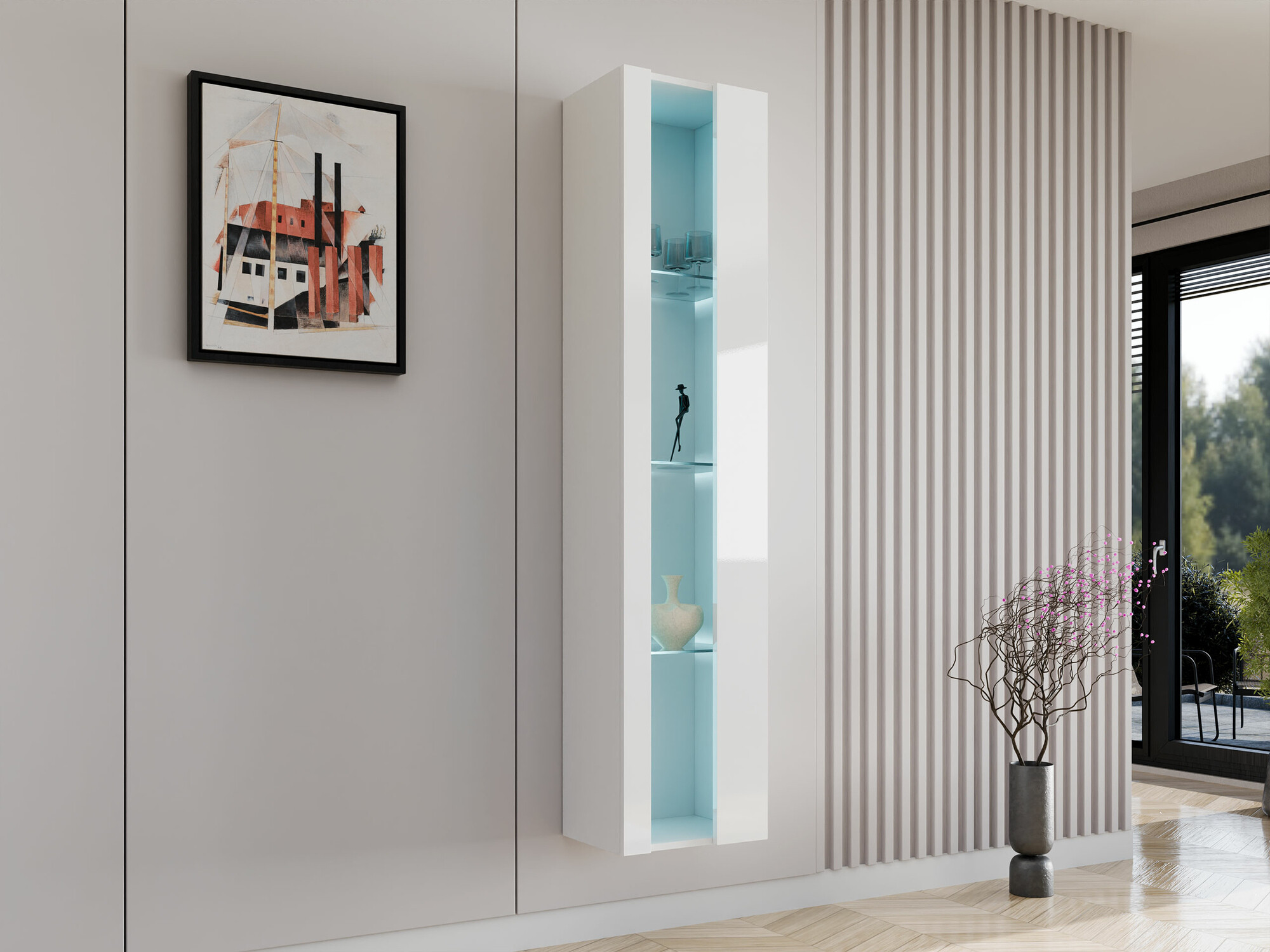 Piekarams plaukts Venenou 130 (Balts + Glancēts balts)