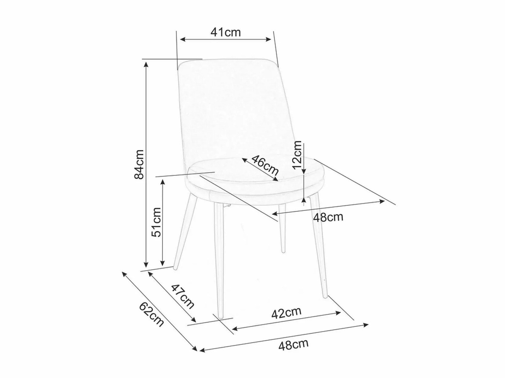 Стул Detroit 746 (Бежевый)