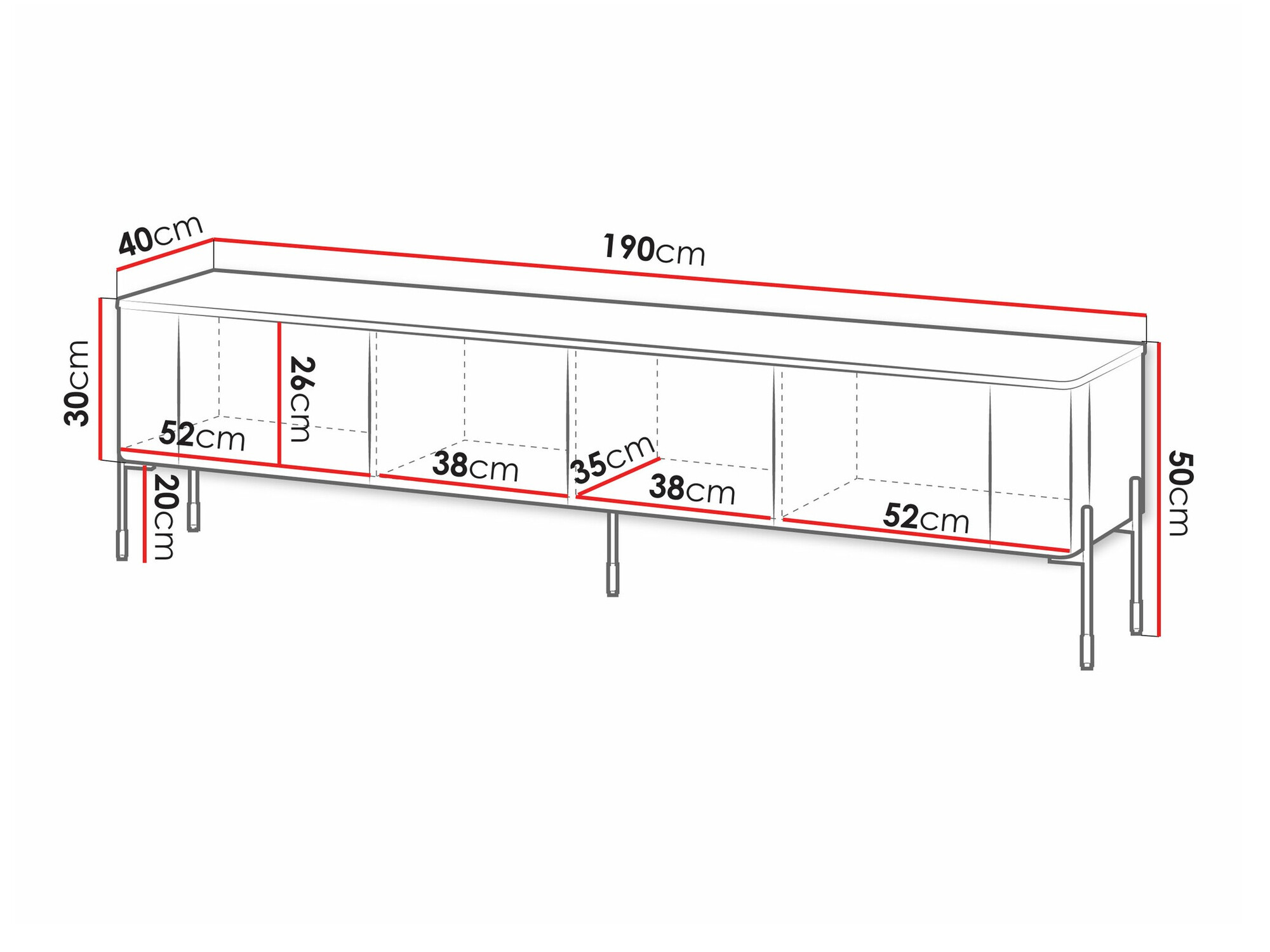 TV galds Mavnue 102 (Melns)