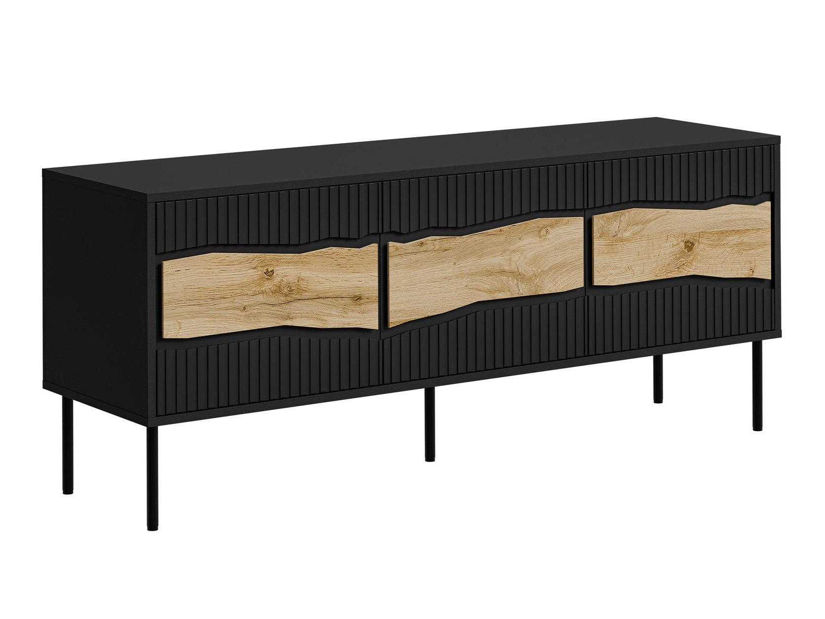 TV galds Monevare 103 (Melns + Votan ozols)