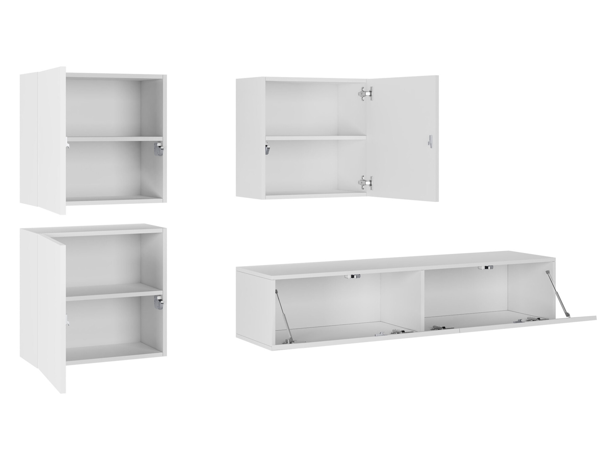 Набор для гостиной Venenou 109 (Белый + Глянцевый белый)