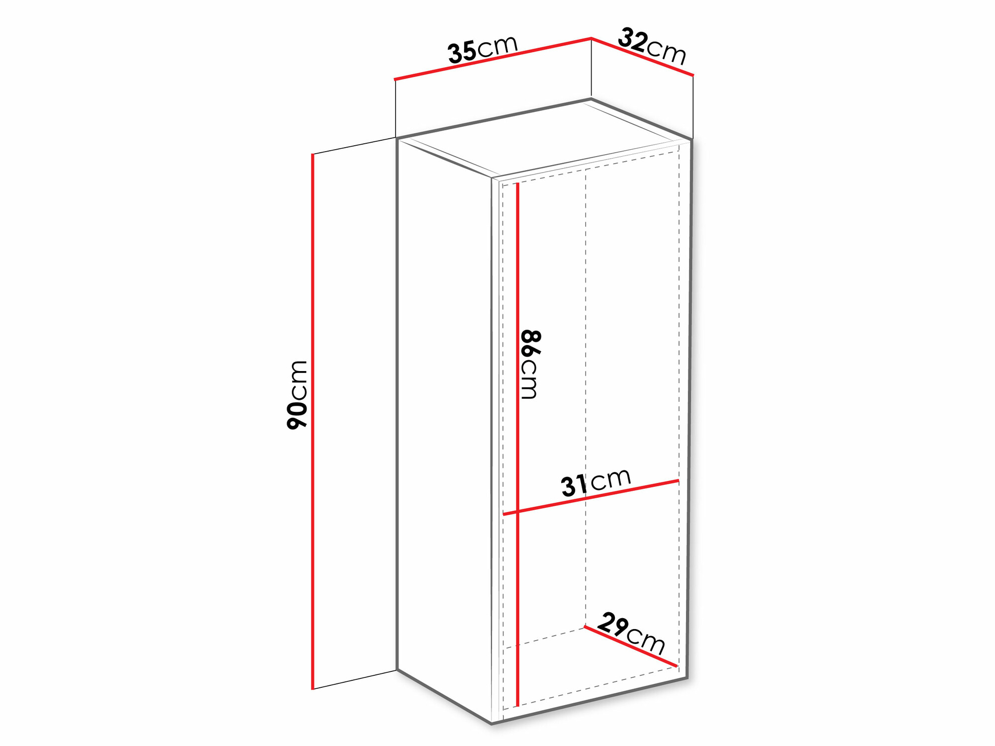 Настенные шкафы Venenou 131 (Чёрный + Дуб вотан)