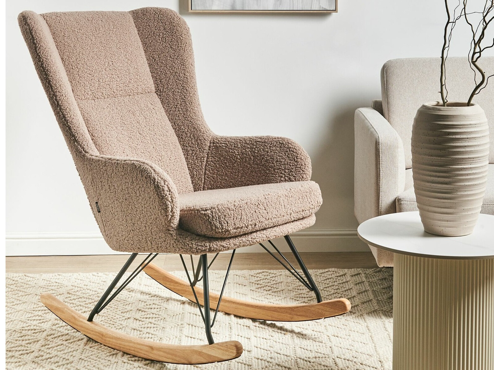 Šūpuļkrēsls Berwyn 2649 (Bēšs)