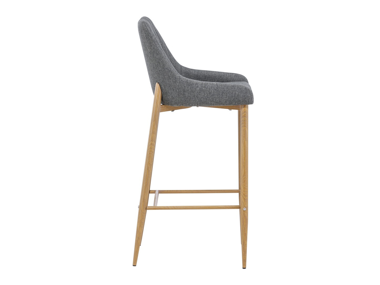 Bāra krēsls Dallas 2647 (Tumši pelēks + Ozols)