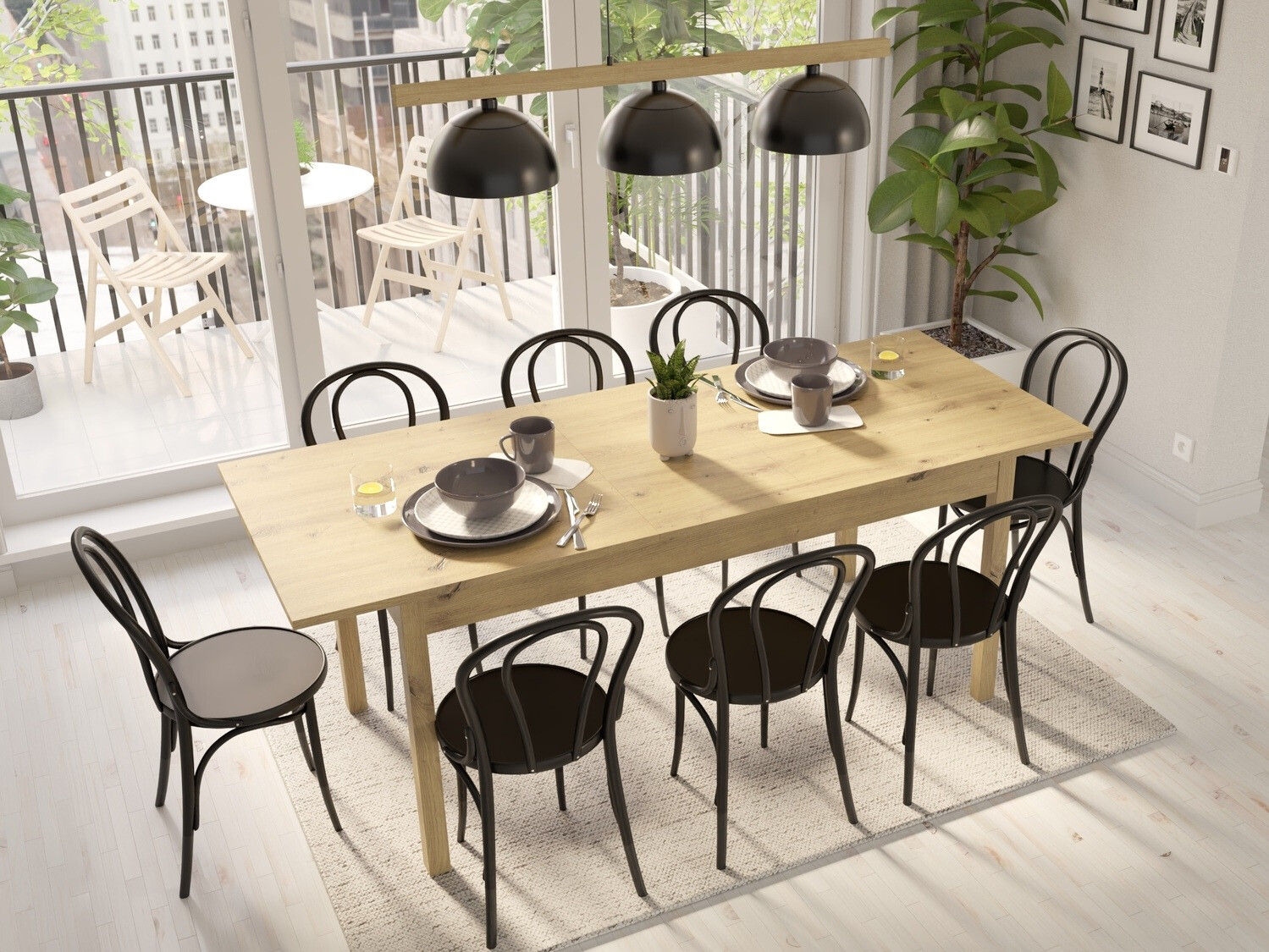 Cтол Bristol 221 (Artisan дуб)