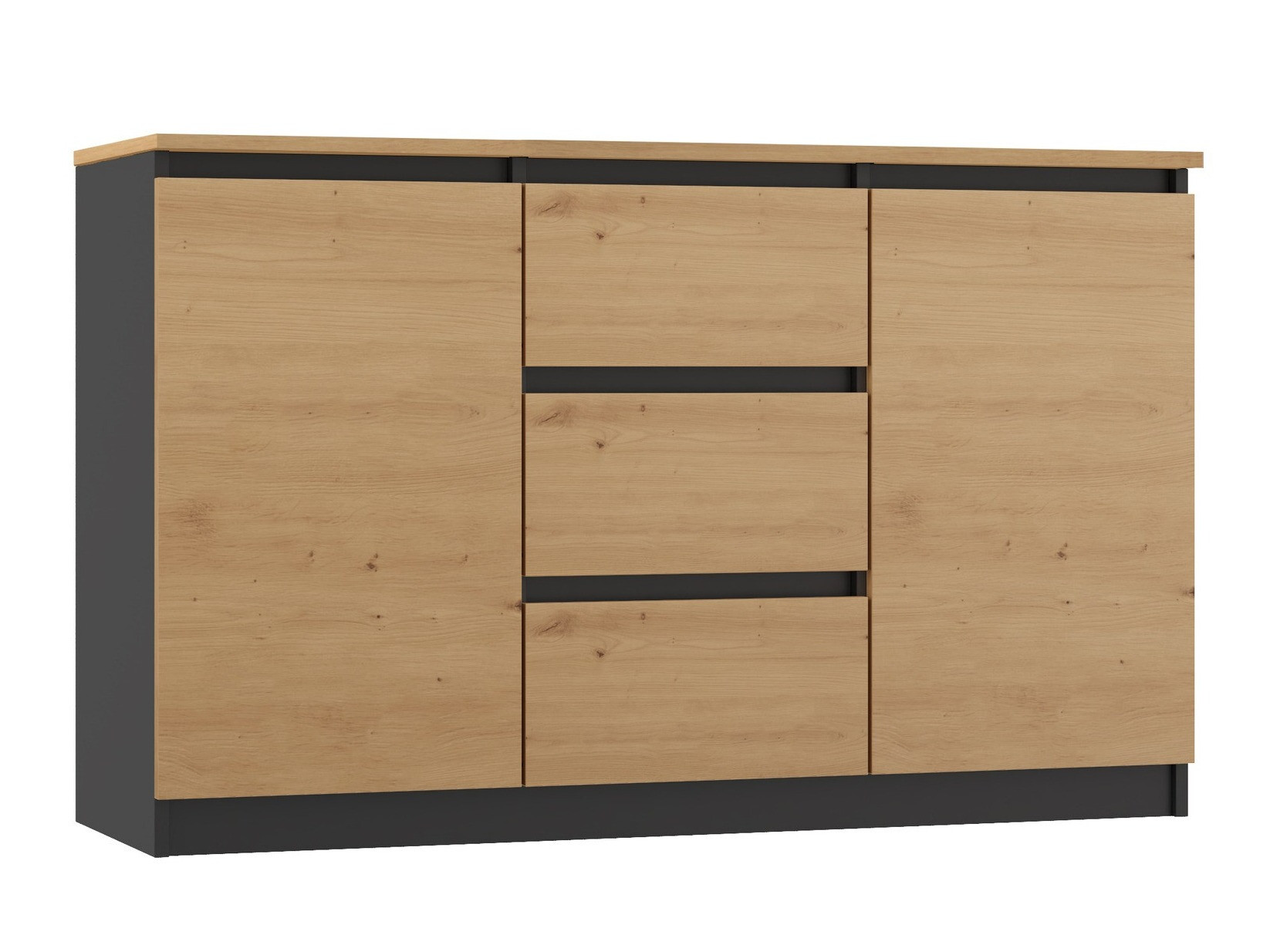 Kомод Elbvelu 112 (Artisan дуб + Антрацит)