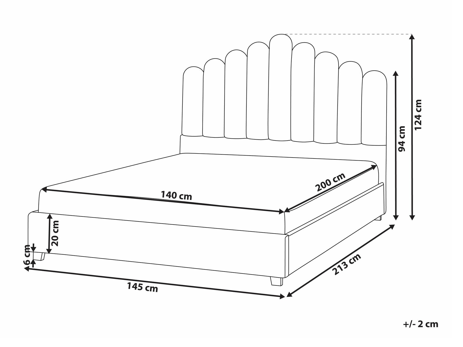 Кровать Berwyn 2665 (Белый)