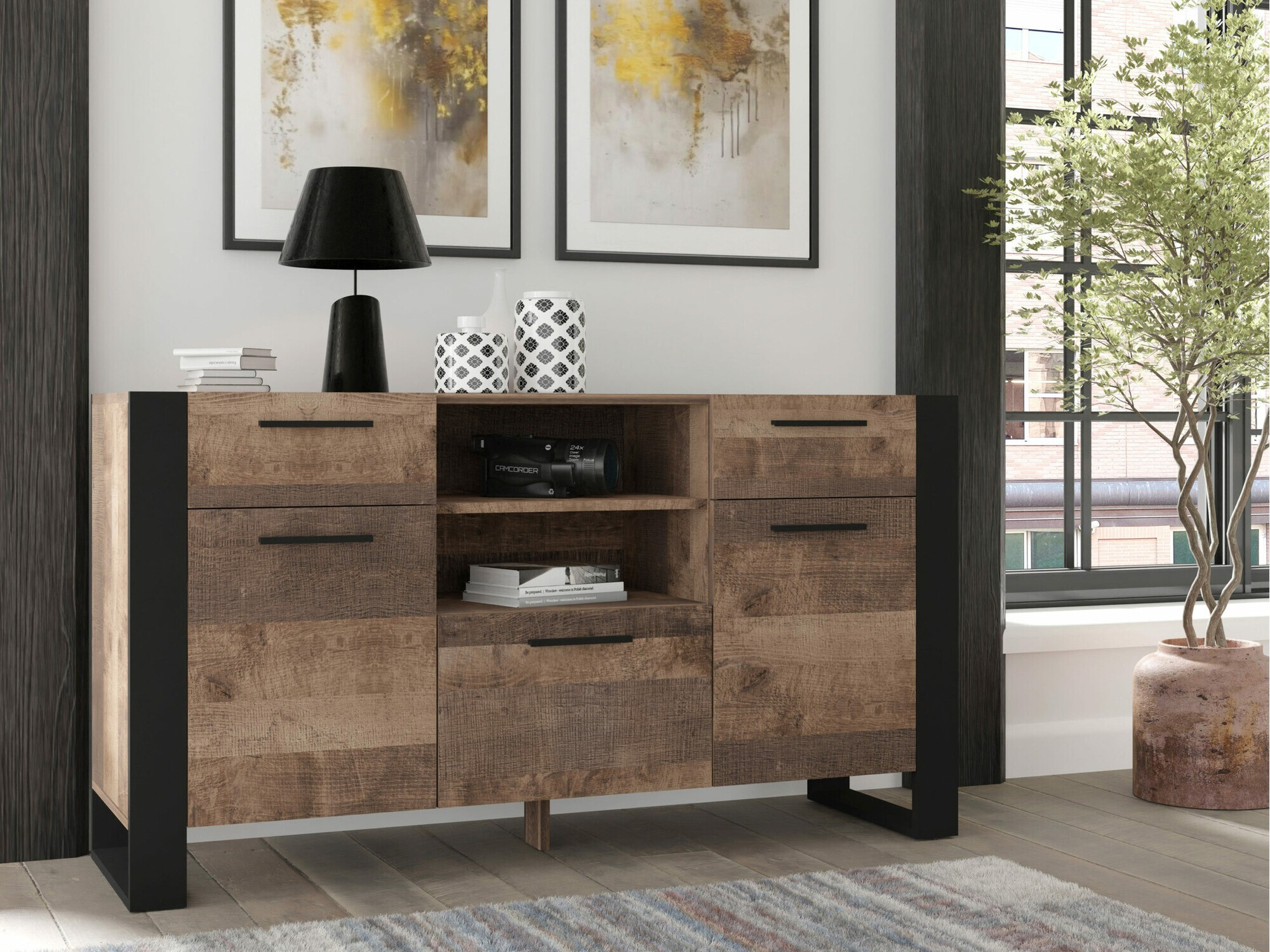 Kumode Cordoro 115 (Tumšs koks)