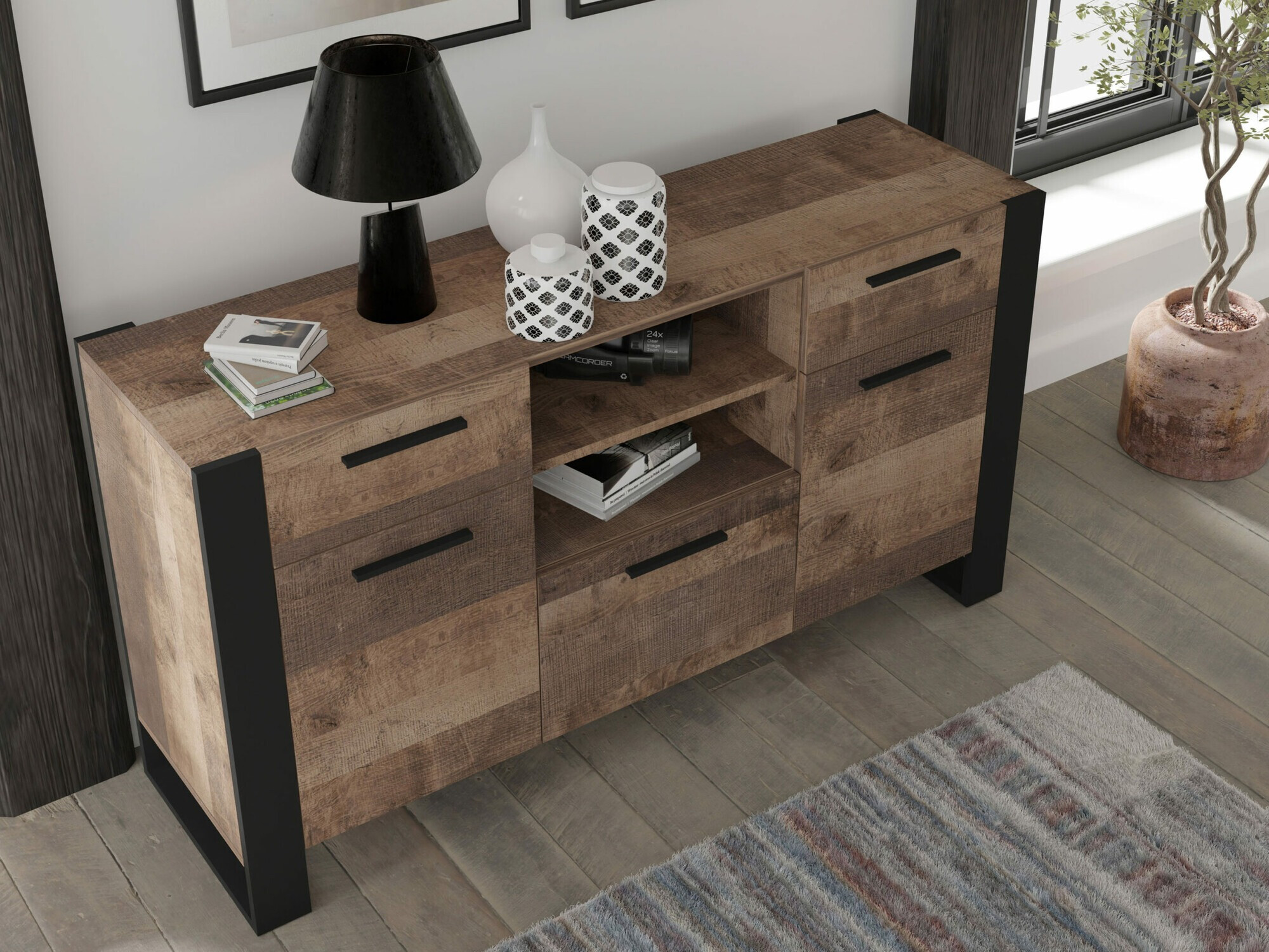 Kumode Cordoro 115 (Tumšs koks)