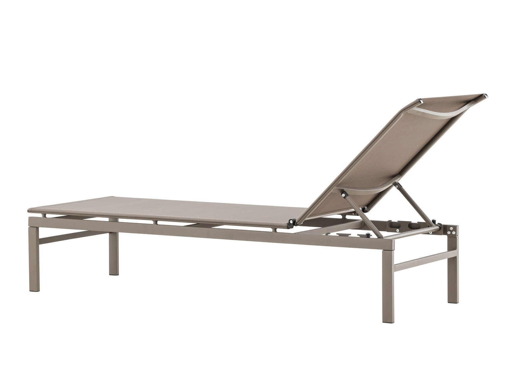 Sauļošanās krēsls Dallas 4834 (Bēšs + Gaiši brūns)