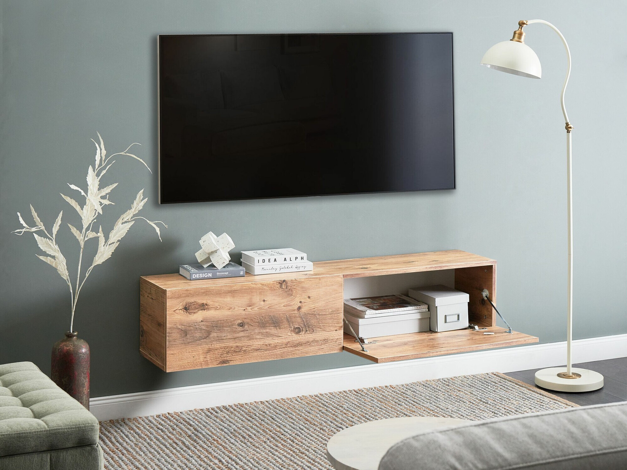 TV galds Berwyn 2663 (Brūns)