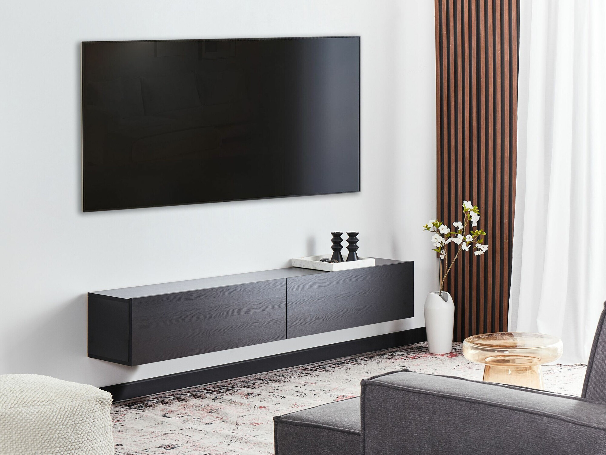 TV galds Berwyn 2664 (Melns)