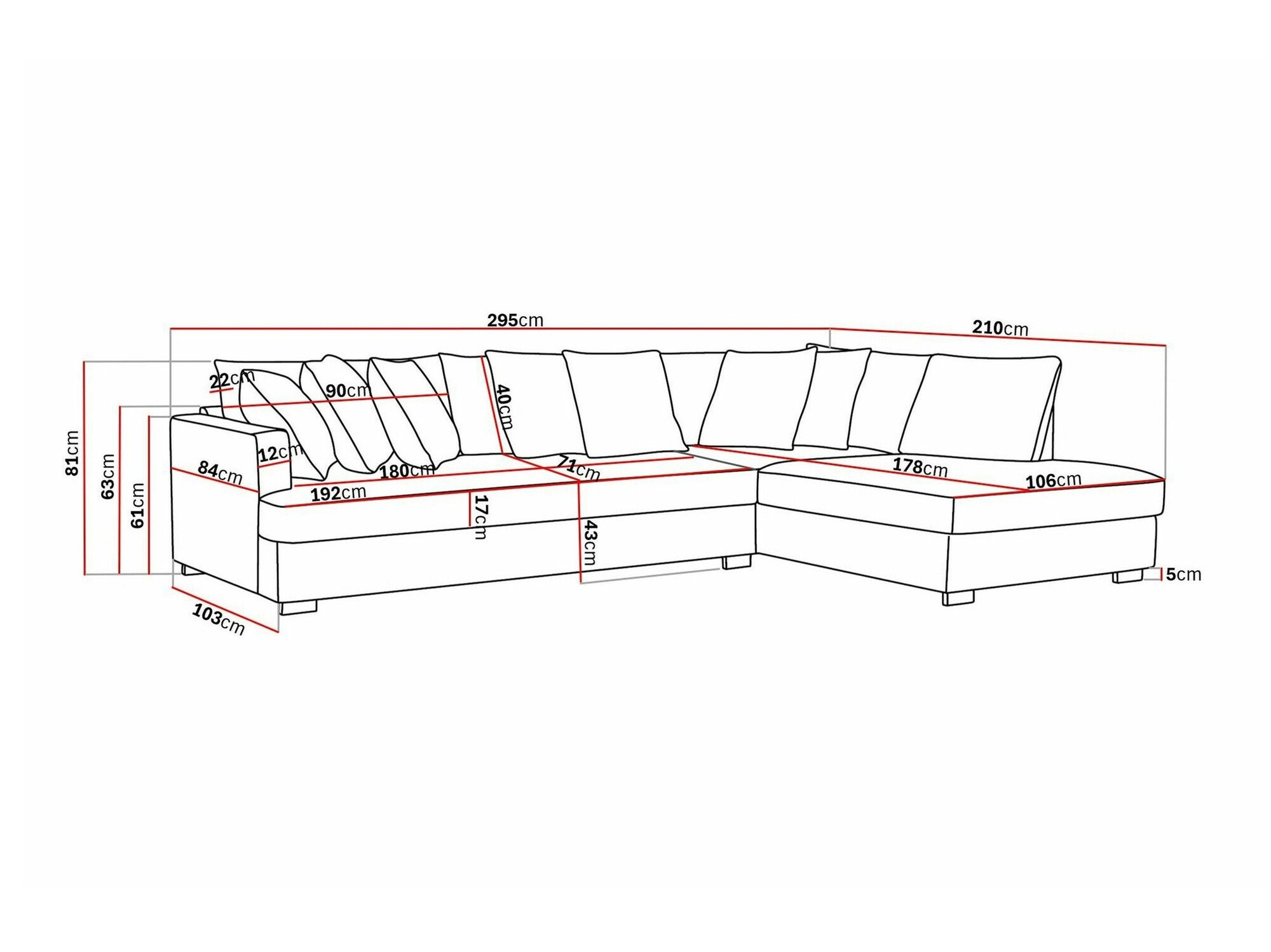 Угловой диван Tivsoe 105 (Storm 02)