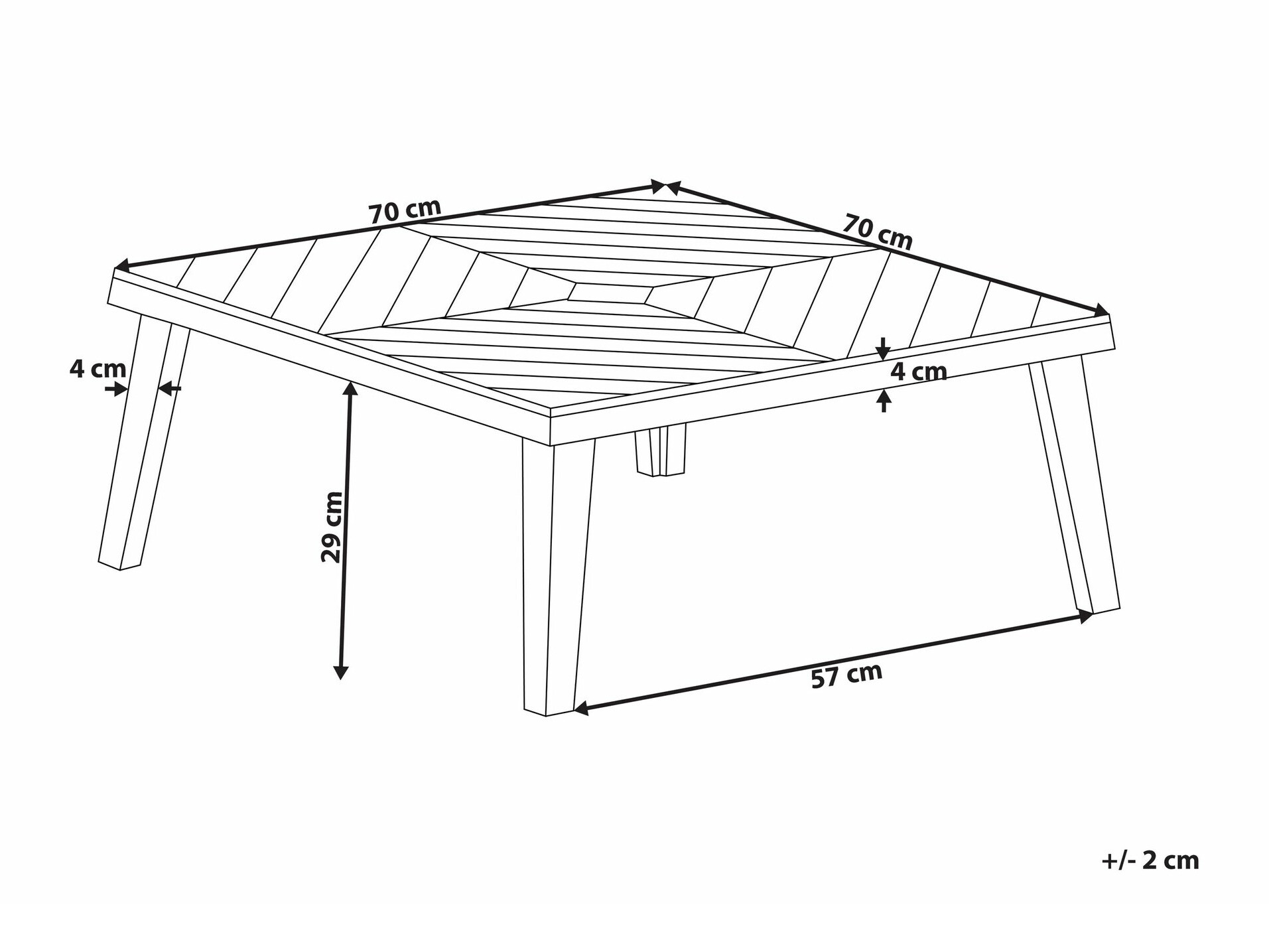 Dārza galdiņš Camenou 102