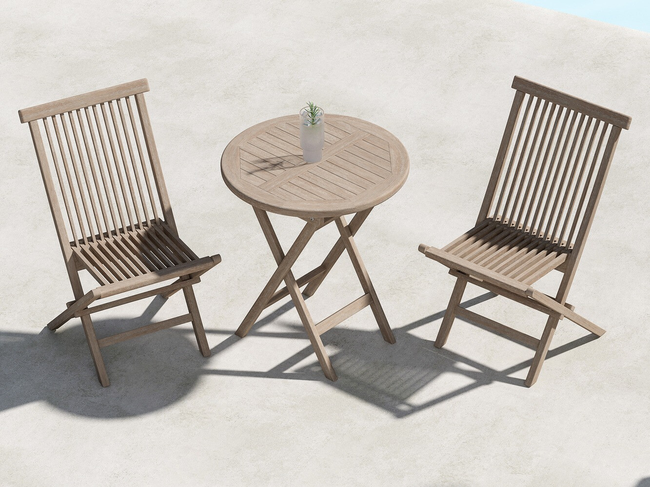 Dārza galds Nunova 127 (Gaiši brūns)