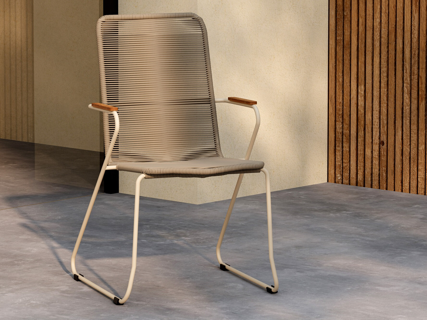 Dārza krēsls Dallas 3463 (Bēšs)