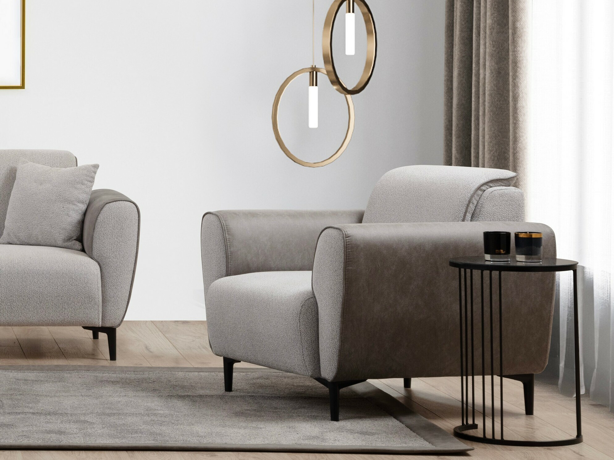 Krēsls Altadena 603 (Pelēks)