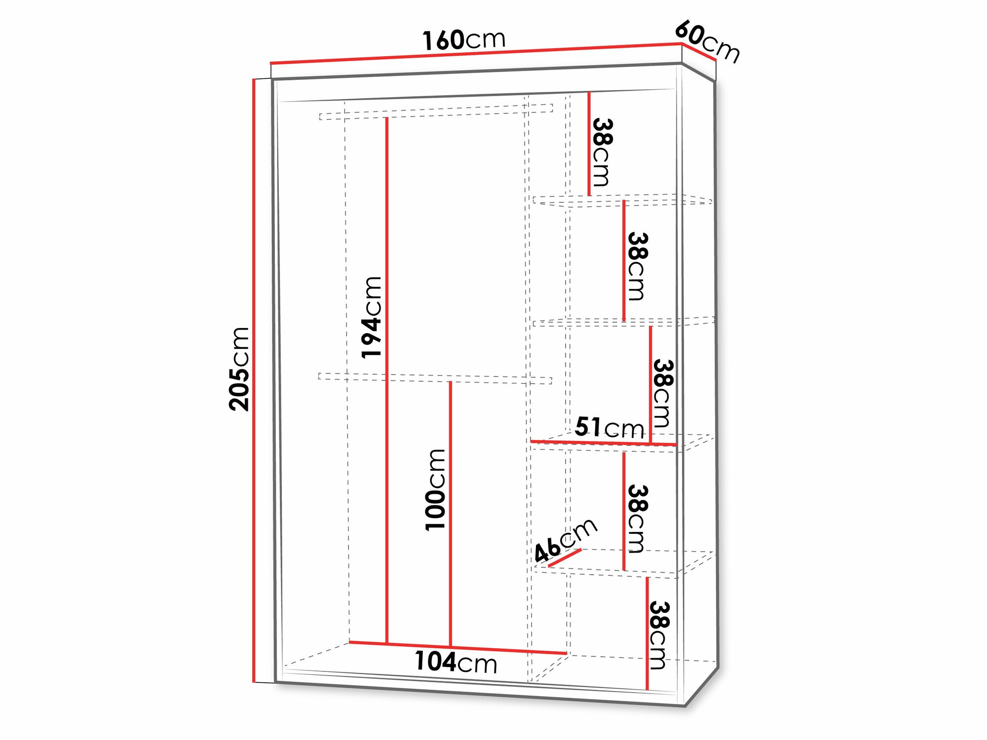 Шкаф Apopka 103 (Белый)