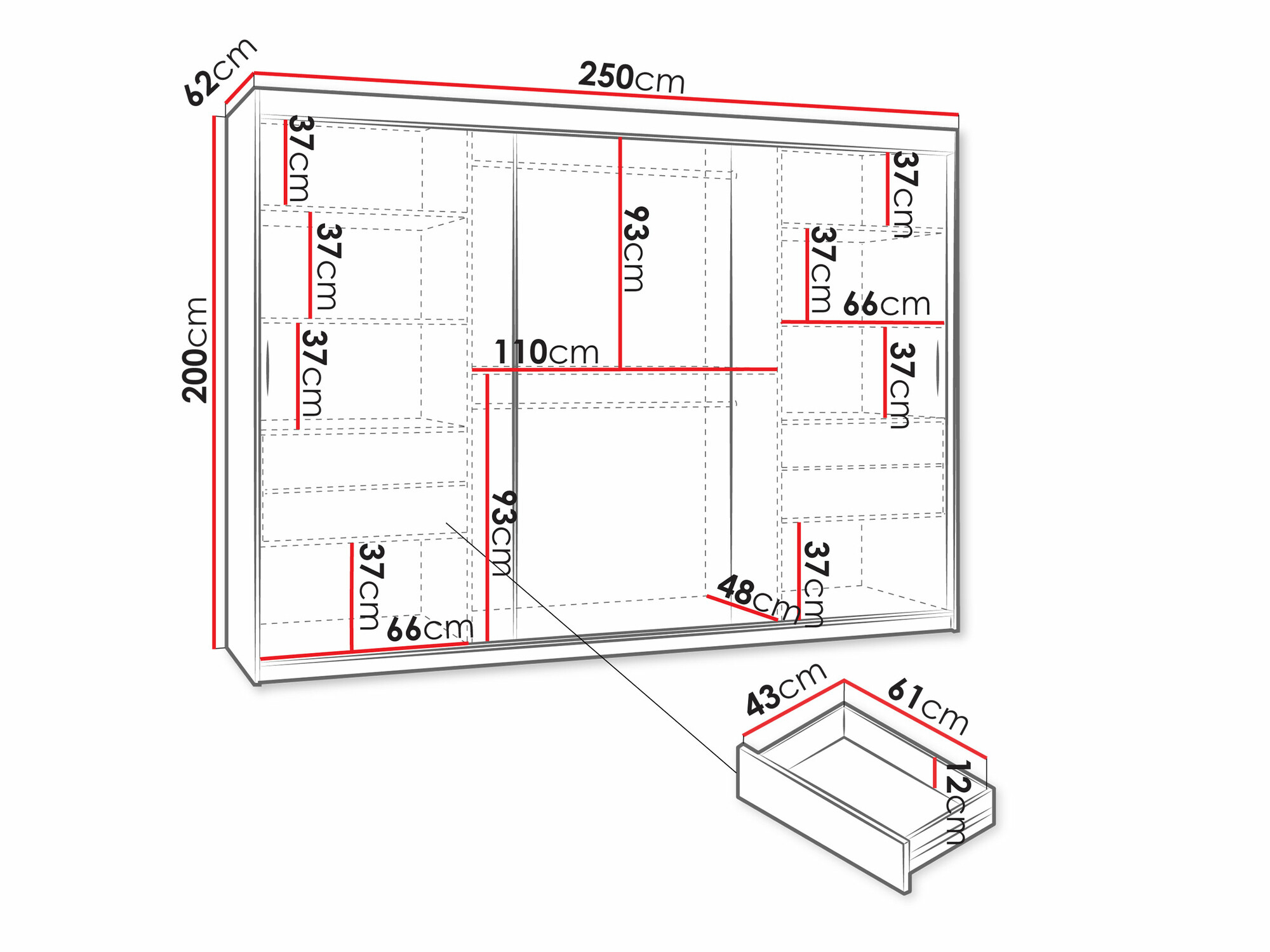 Шкаф Hartford 508 (Кашемир)