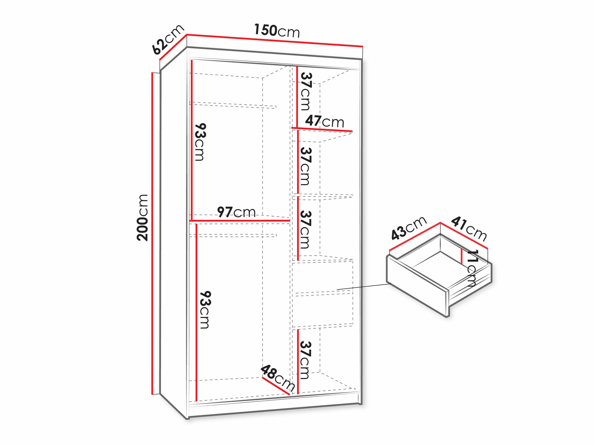 Skapis Hartford 503 (Artisan ozols)