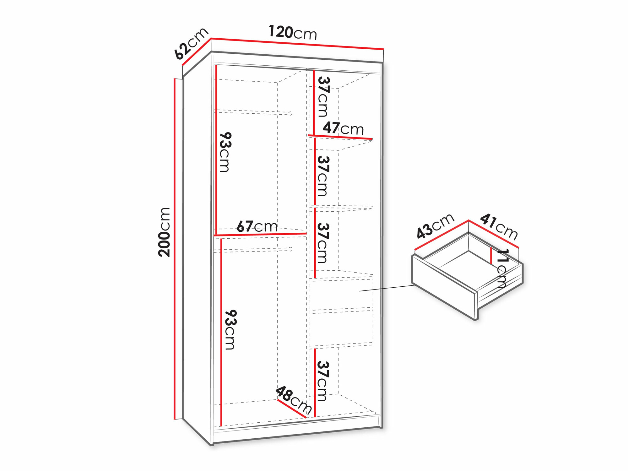 Skapis Hartford 504 (Artisan ozols)