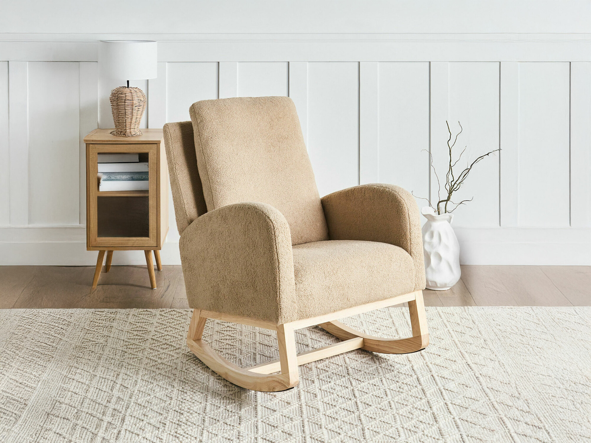 Šūpuļkrēsls Berwyn 2671 (Bēšs)