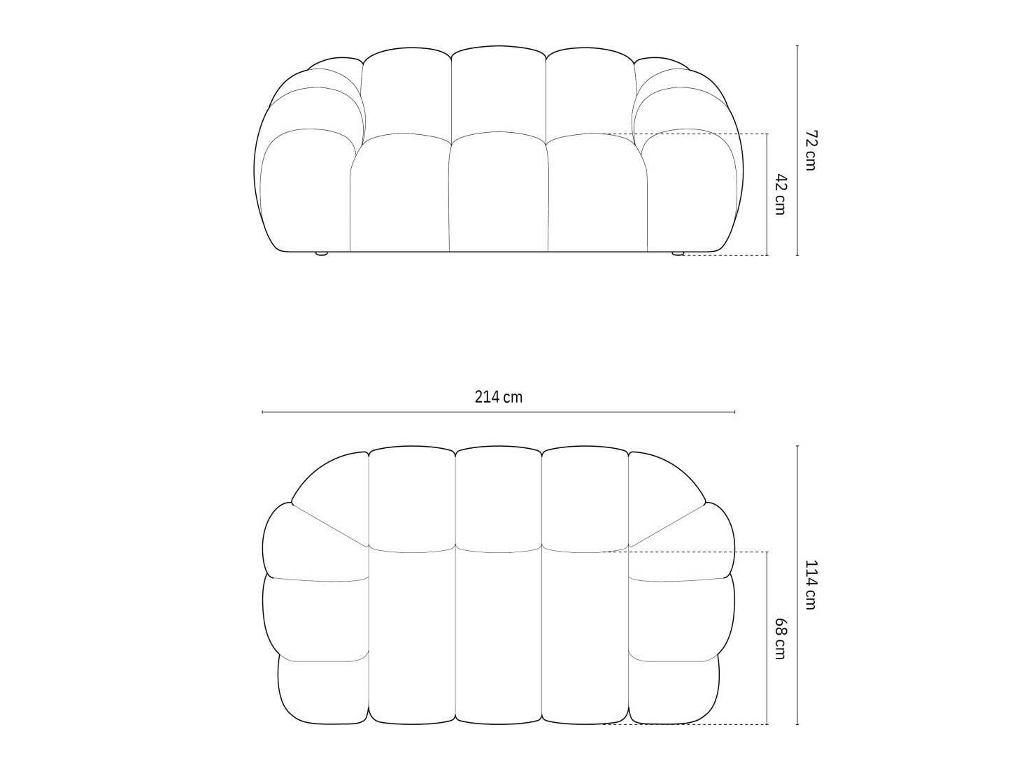 Dīvāns Cirnolu 100 (Sonic 12)