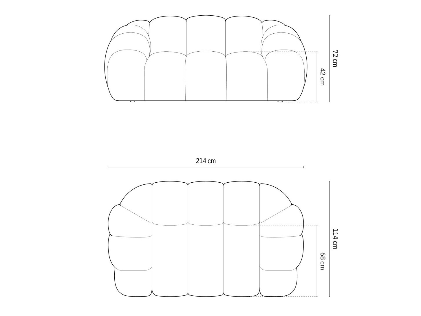 Dīvāns Cirnolu 100 (Sonic 15)