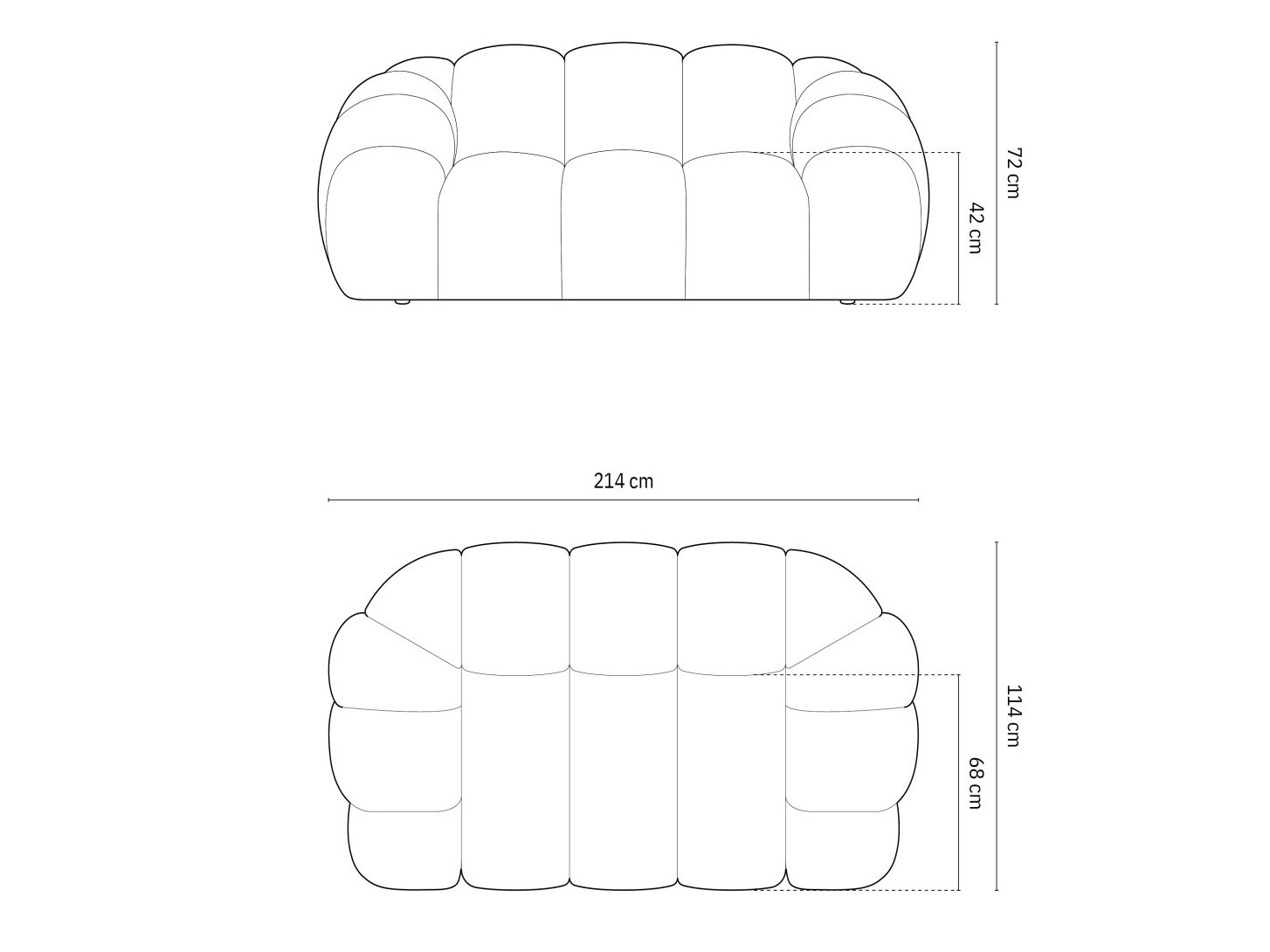 Dīvāns Cirnolu 100 (Sonic 19)