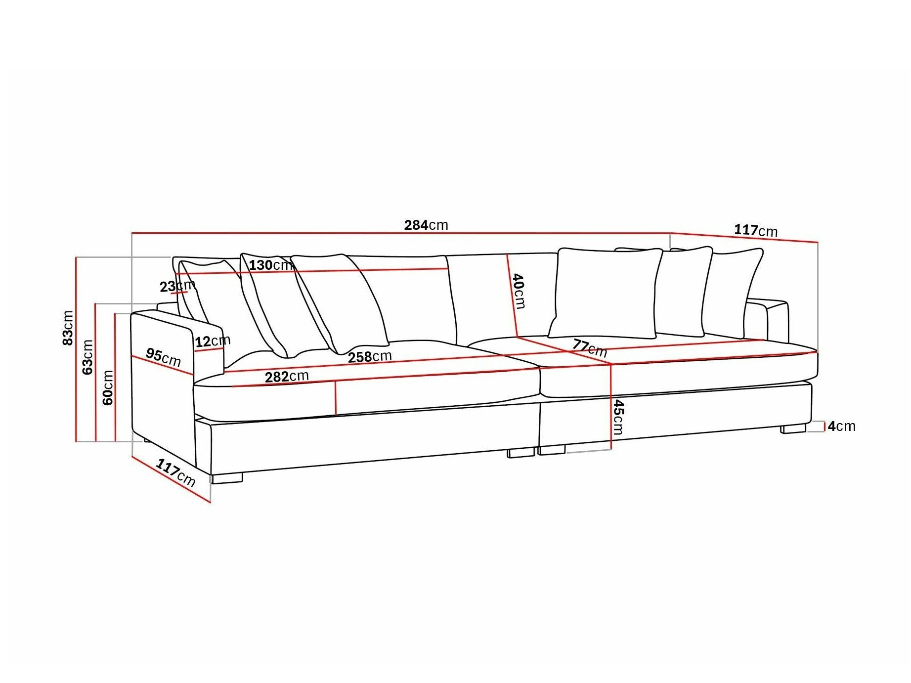 Dīvāns Tivsoe 107 (Storm 09)