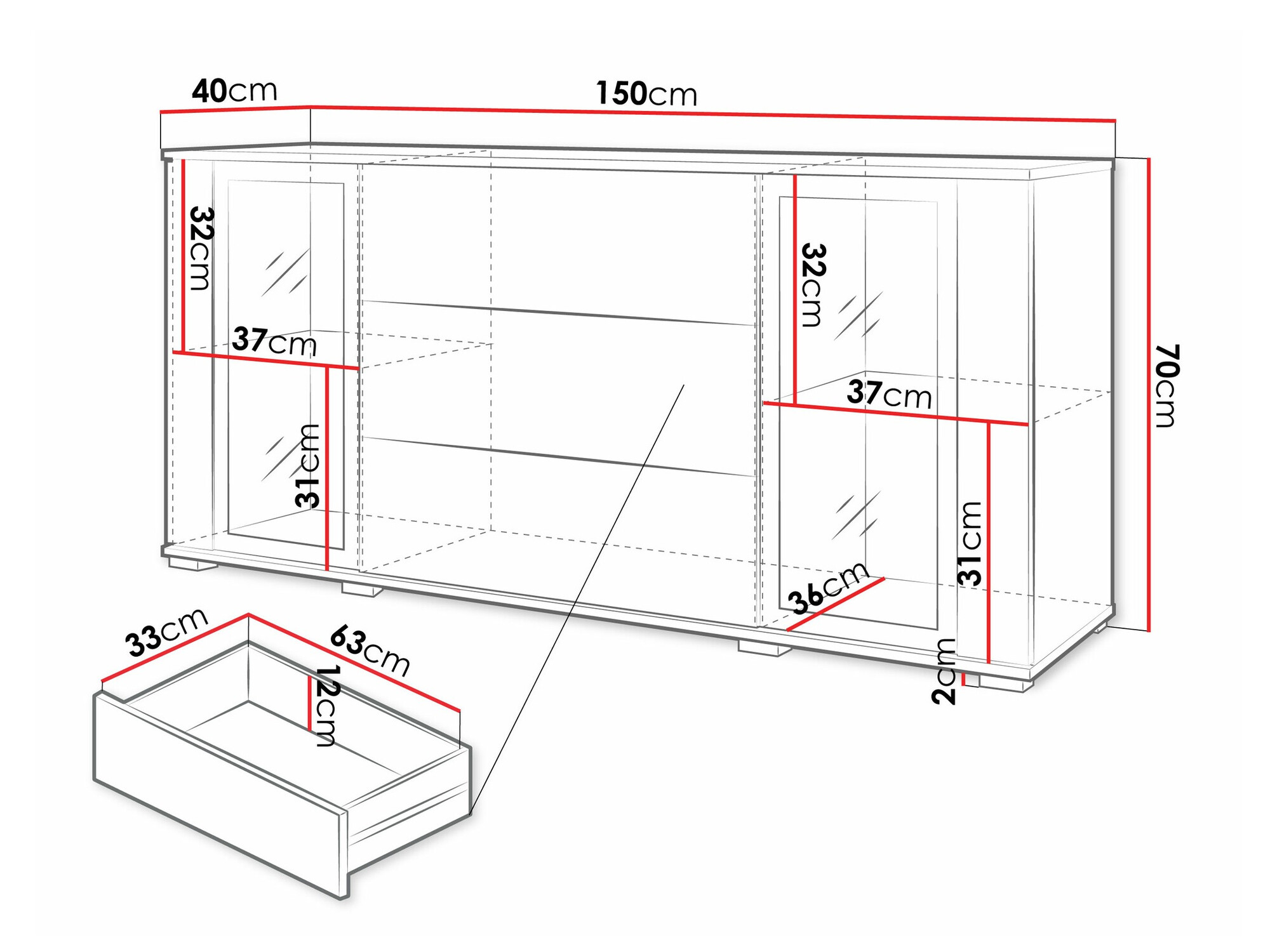 Kumode Torcame 101 (Melns)