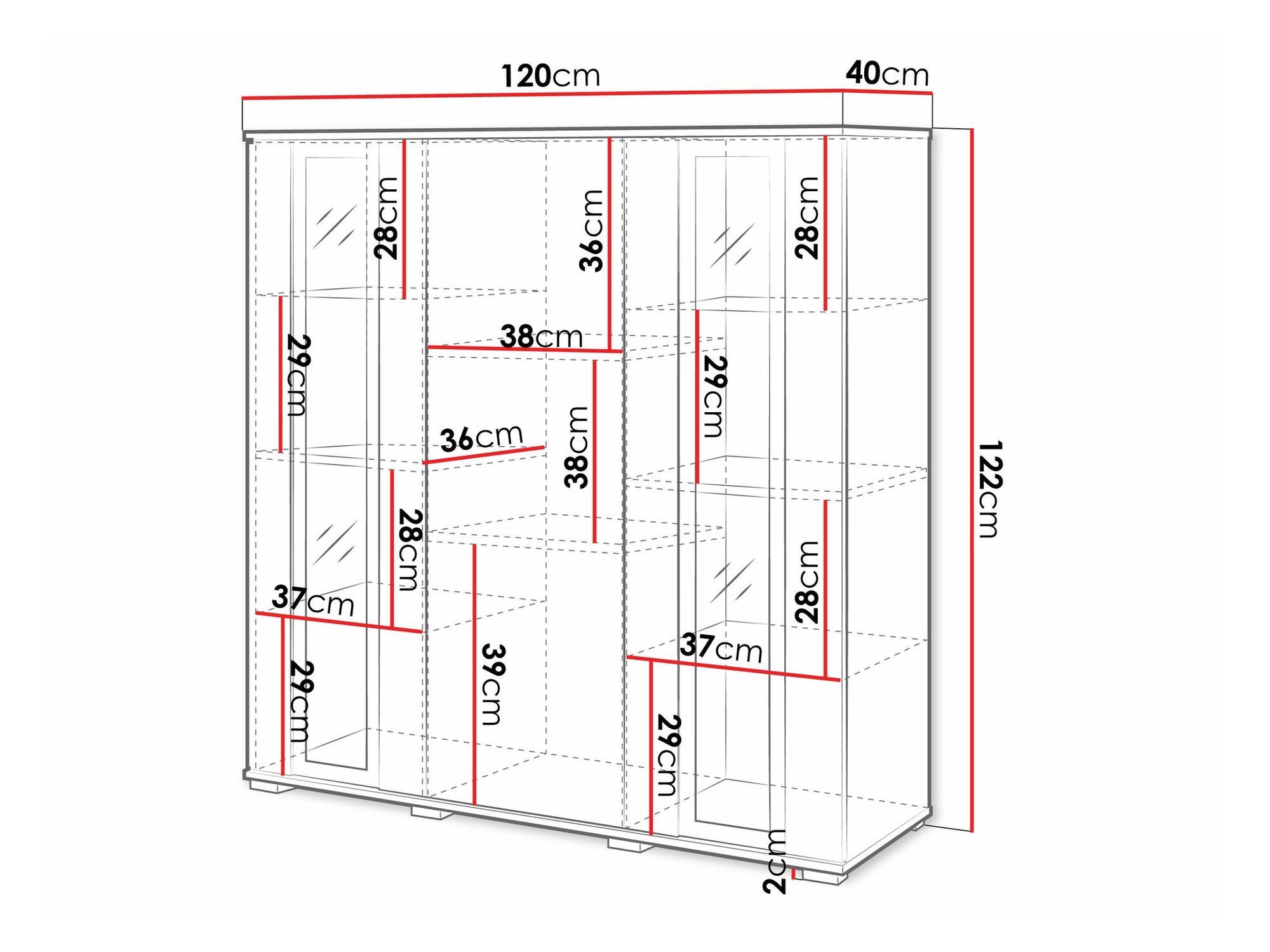 Шкафчик Torcame 100 (Белый + Глянцевый белый)