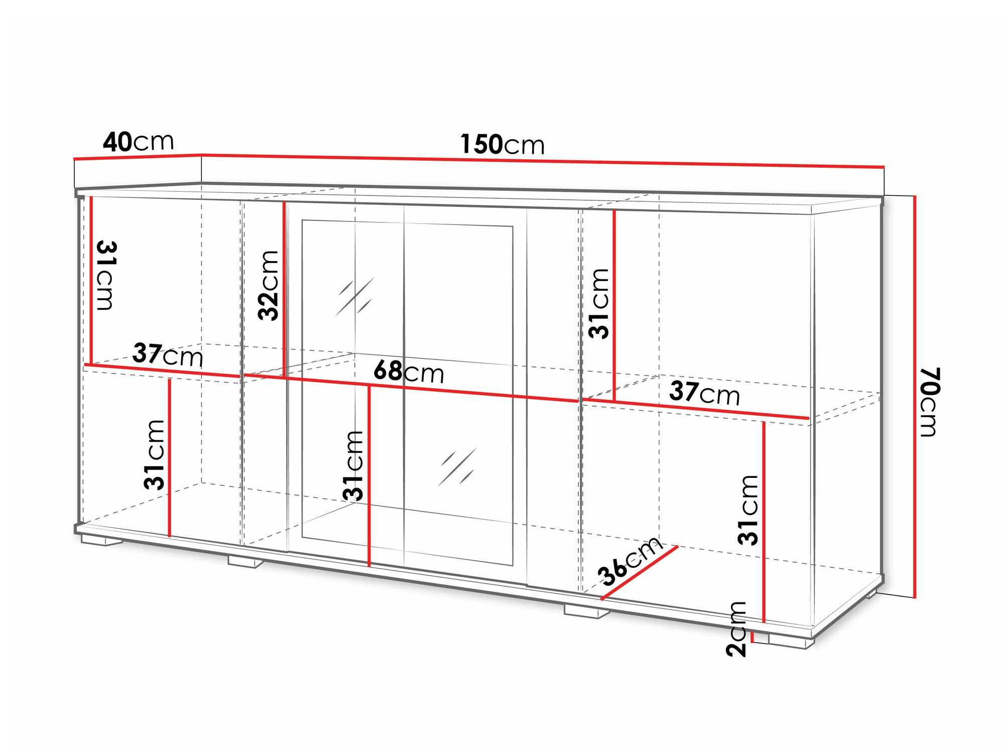 Шкафчик Torcame 102 (Белый + Глянцевый белый)