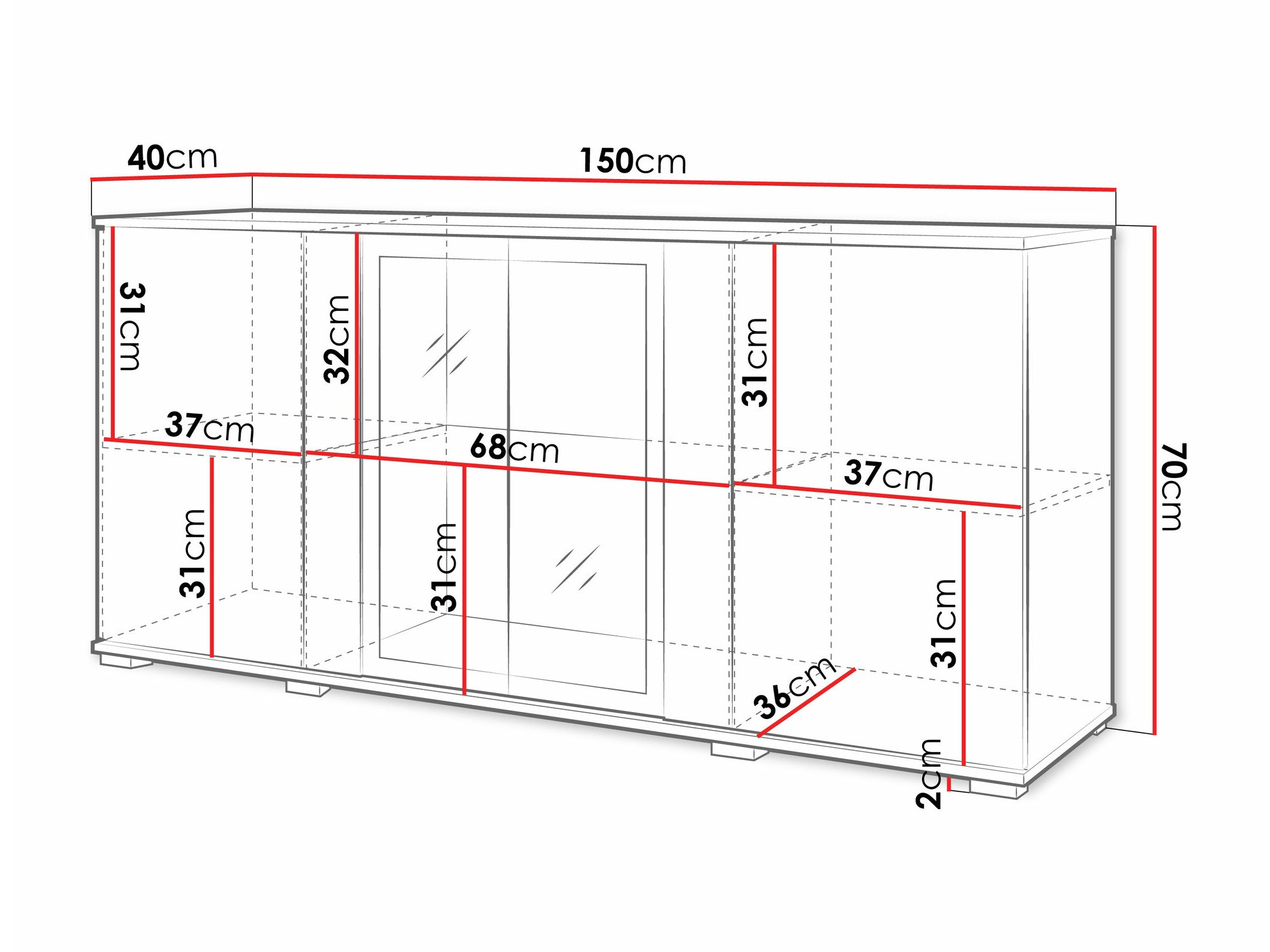 Шкафчик Torcame 102 (Дуб вотан + Глянцевый белый)