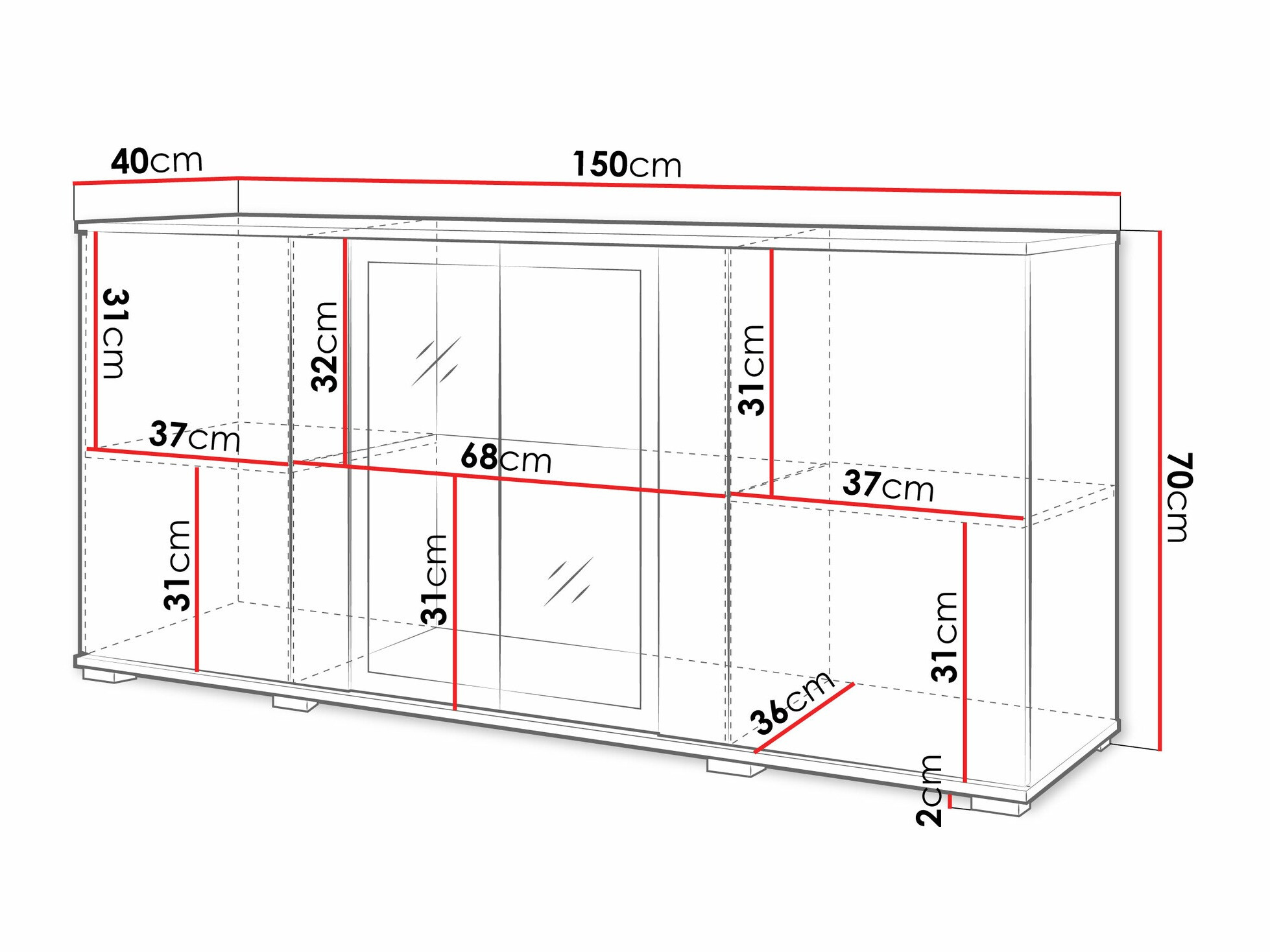 Шкафчик Torcame 102 (Дуб вотан)